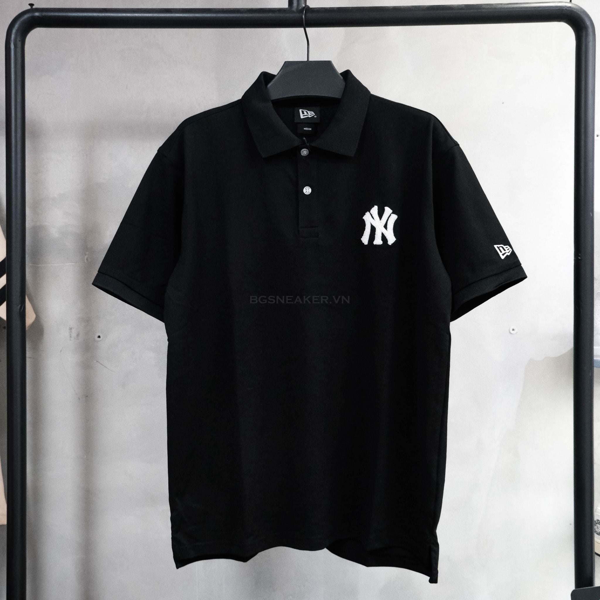  Áo Thun New Era New York Yankees Black White 13554453 