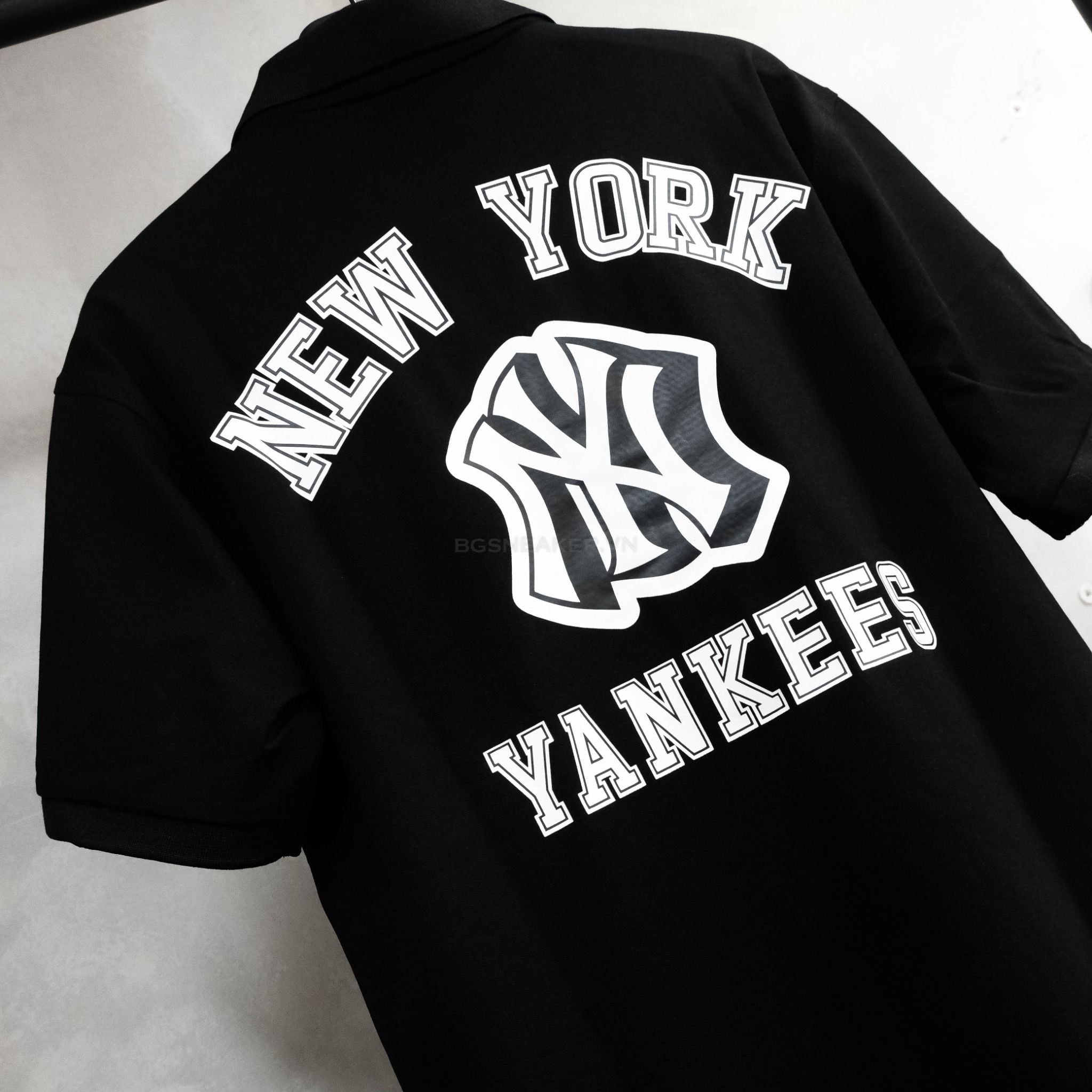  Áo Thun New Era New York Yankees Black White 13554453 
