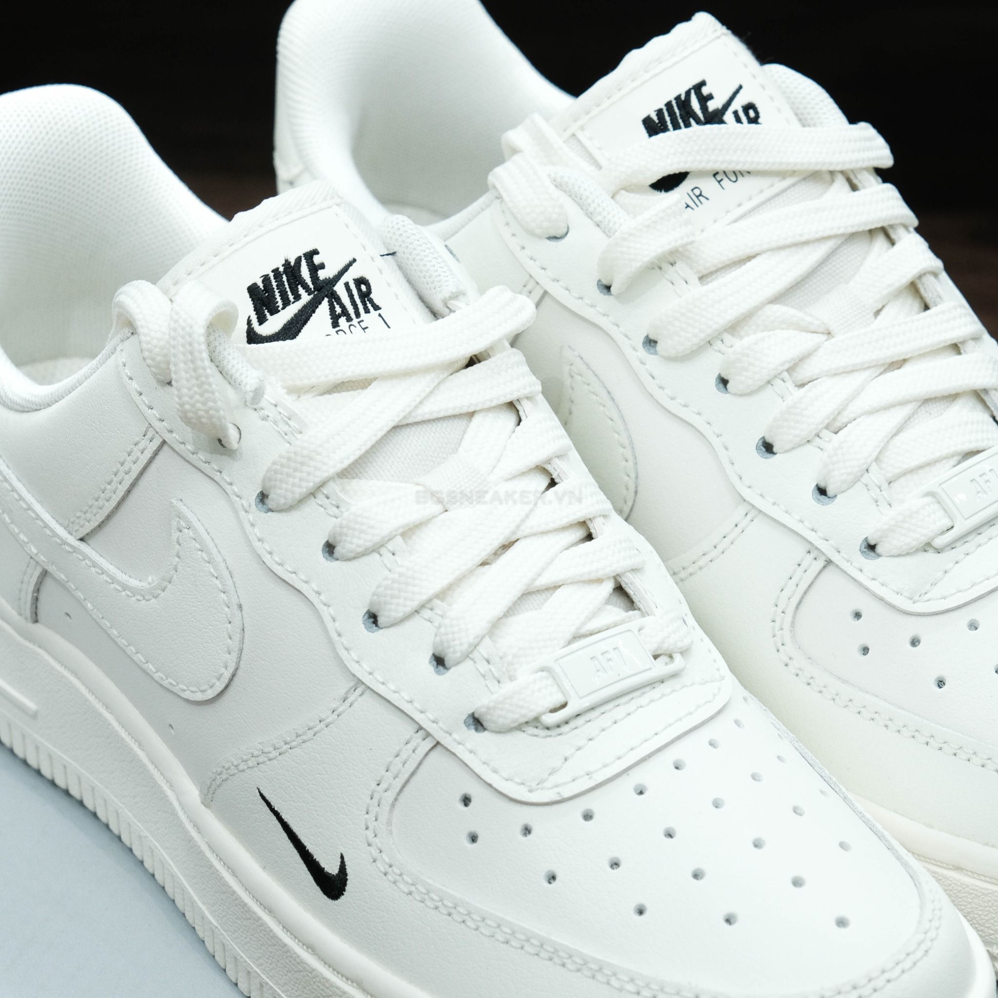  Giày Nike Air Force 1 ’07 ‘Sail Black’ [ HF1058 133 ] 