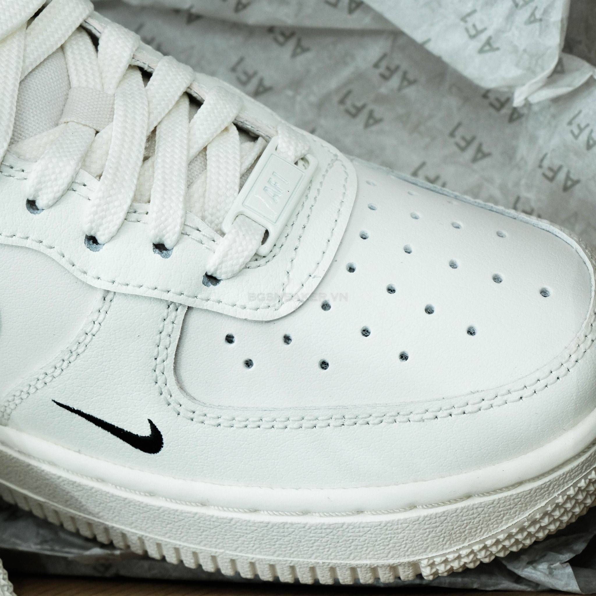  Giày Nike Air Force 1 ’07 ‘Sail Black’ [ HF1058 133 ] 
