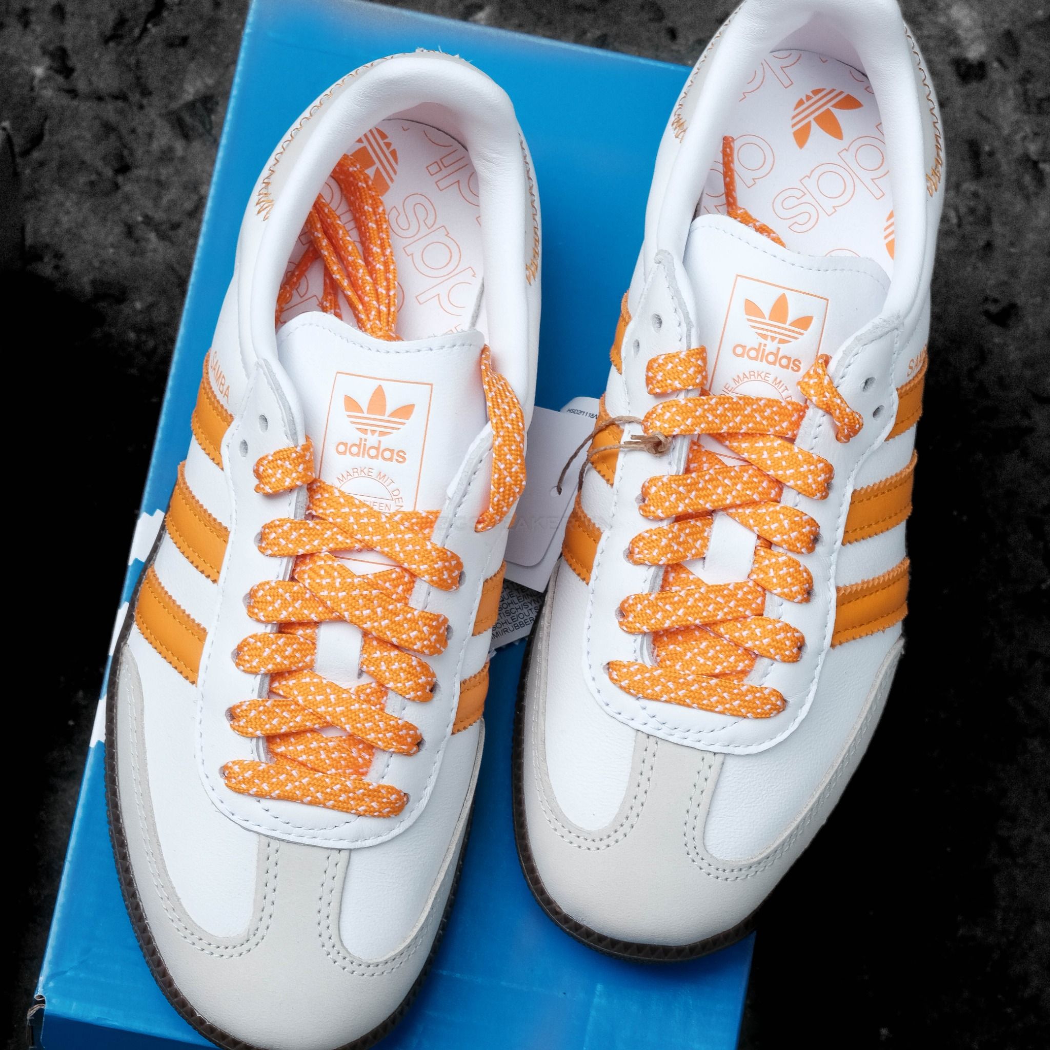  Giày Adidas Samba OG ‘White Equipment Orange’ (Wmns) IE6521 