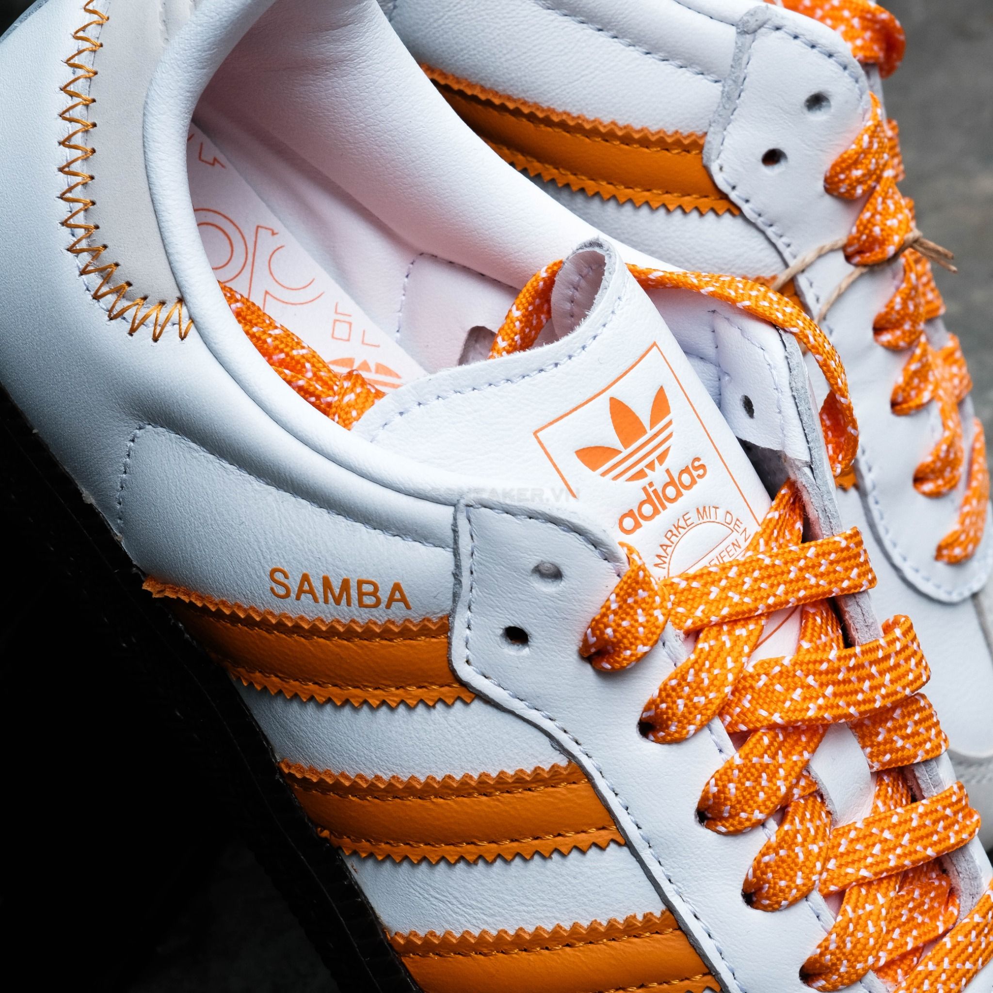  Giày Adidas Samba OG ‘White Equipment Orange’ (Wmns) IE6521 