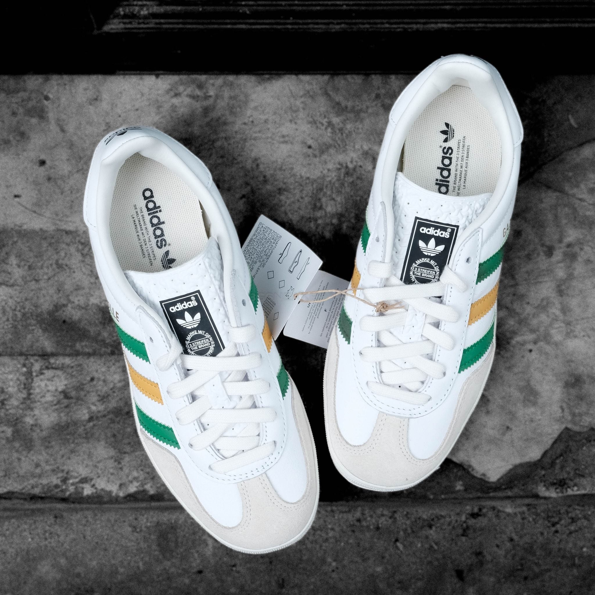  Giày adidas Gazelle ‘Collegiate Green Preloved Yellow’ IE9092 