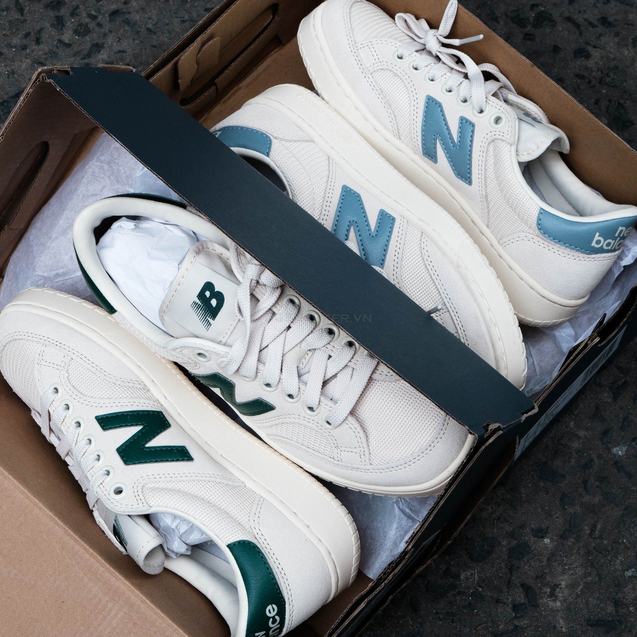  Giày New Balance W Pro Court Beige Green PROCTCCG 