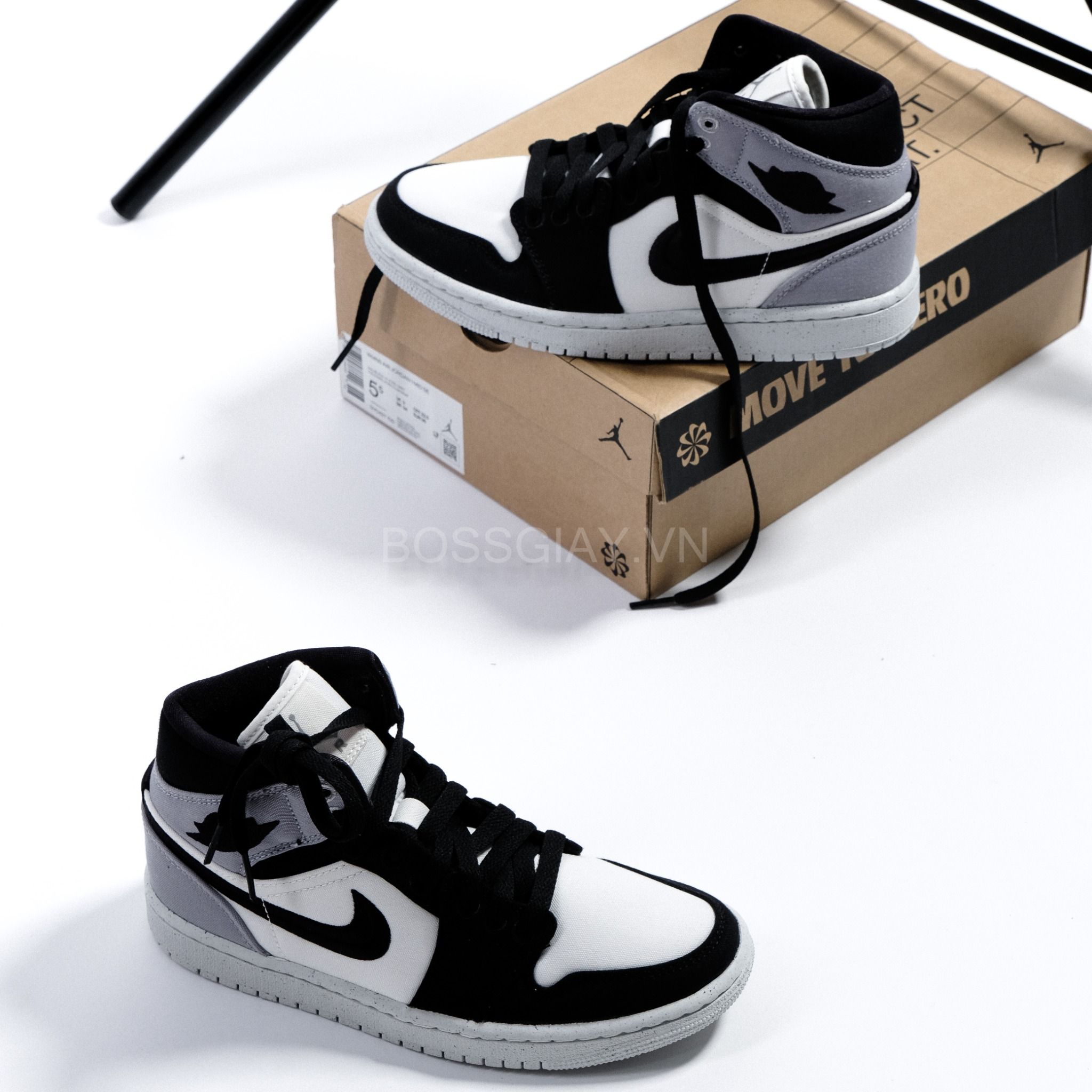  Nike Air Jordan 1 Mid SE Canvas DV0427-100 