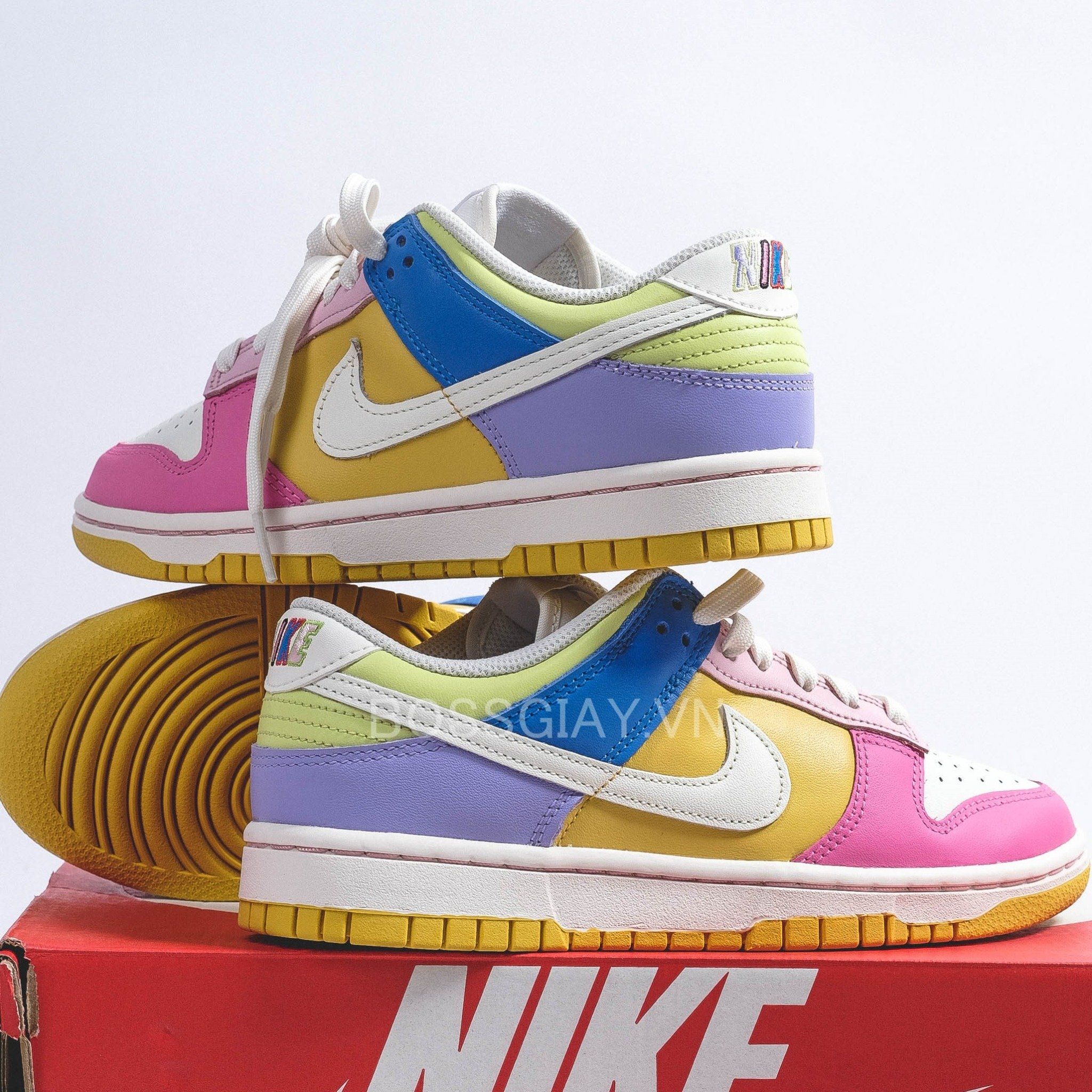 Giày Nike Dunk Low Solar Flare Multi Color Sail  FD9923 111 
