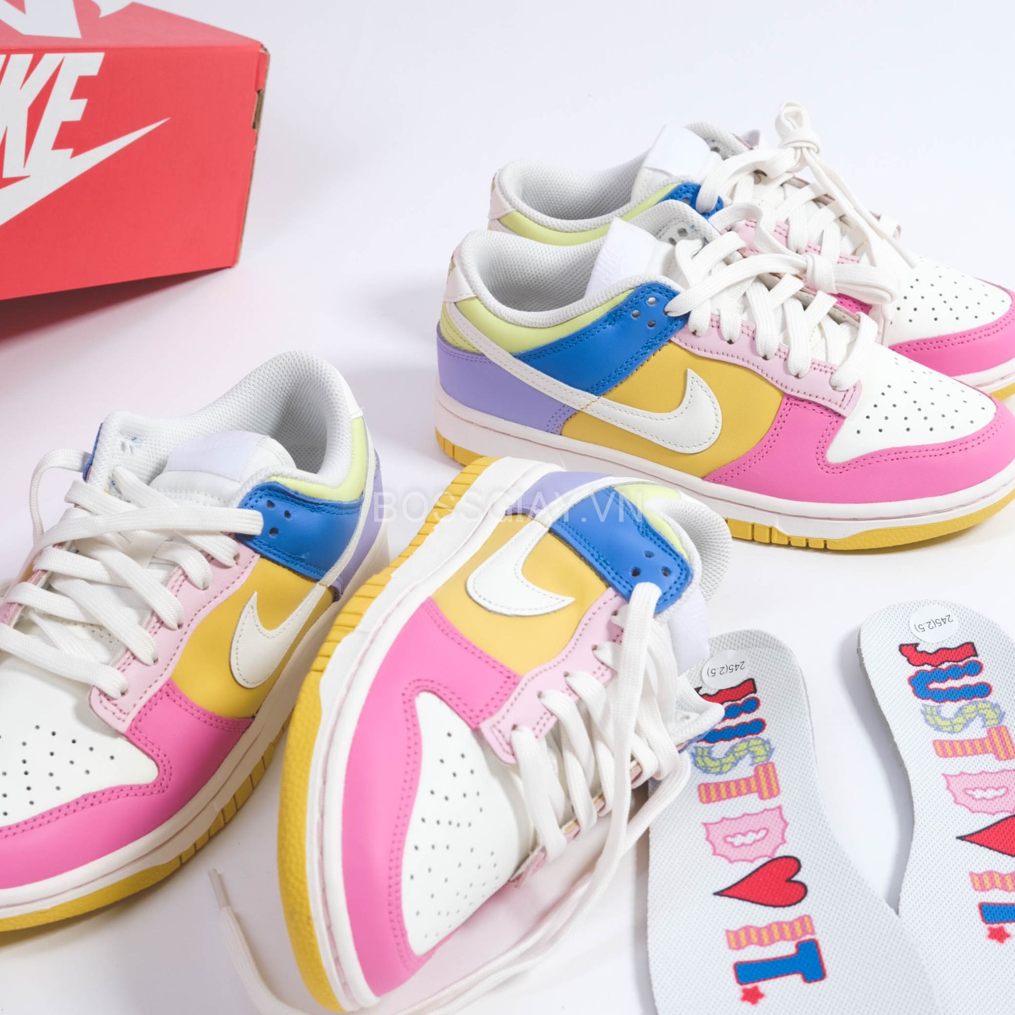  Giày Nike Dunk Low Solar Flare Multi Color Sail  FD9923 111 