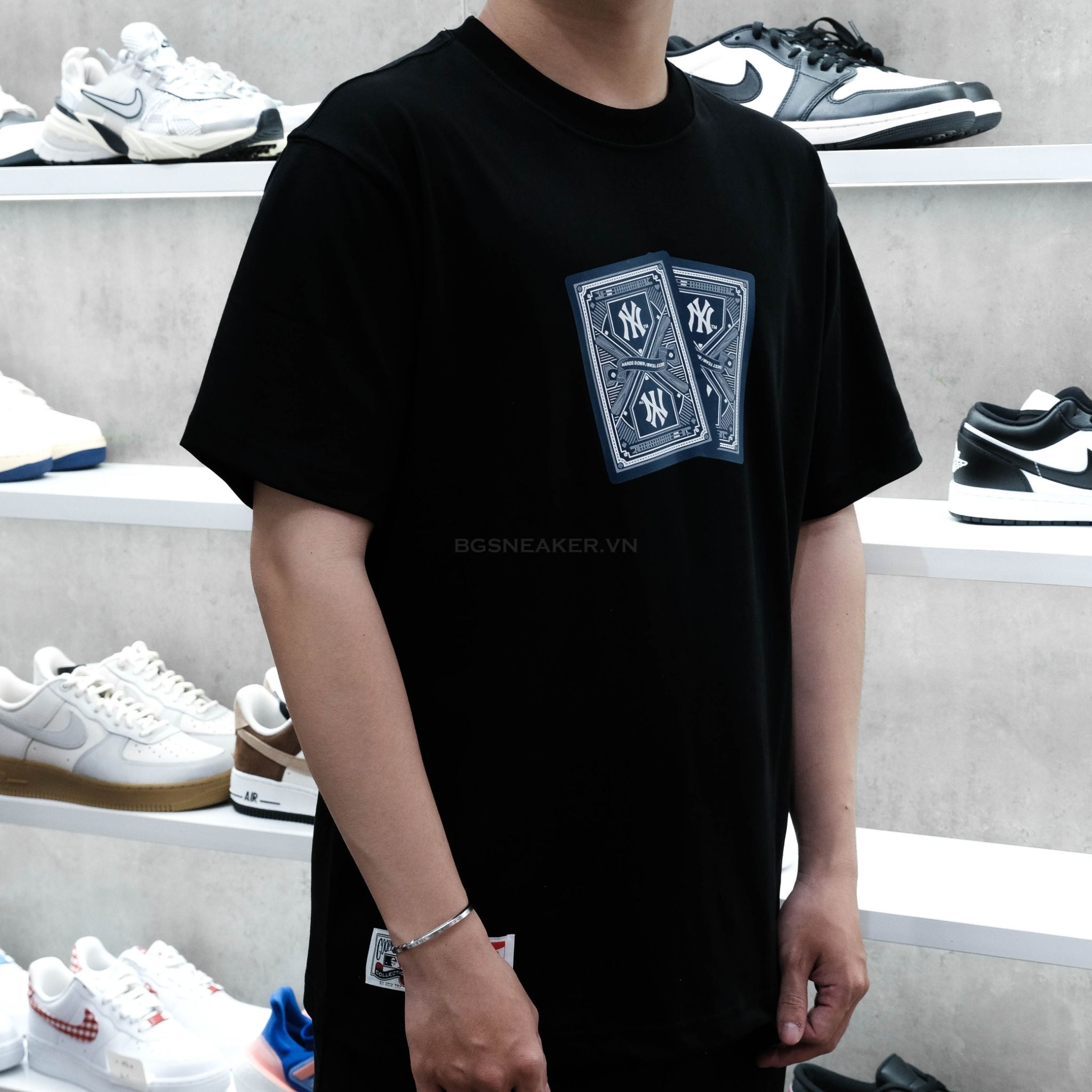  Áo Thun New Era NY  Black Xì Zách 18886870 