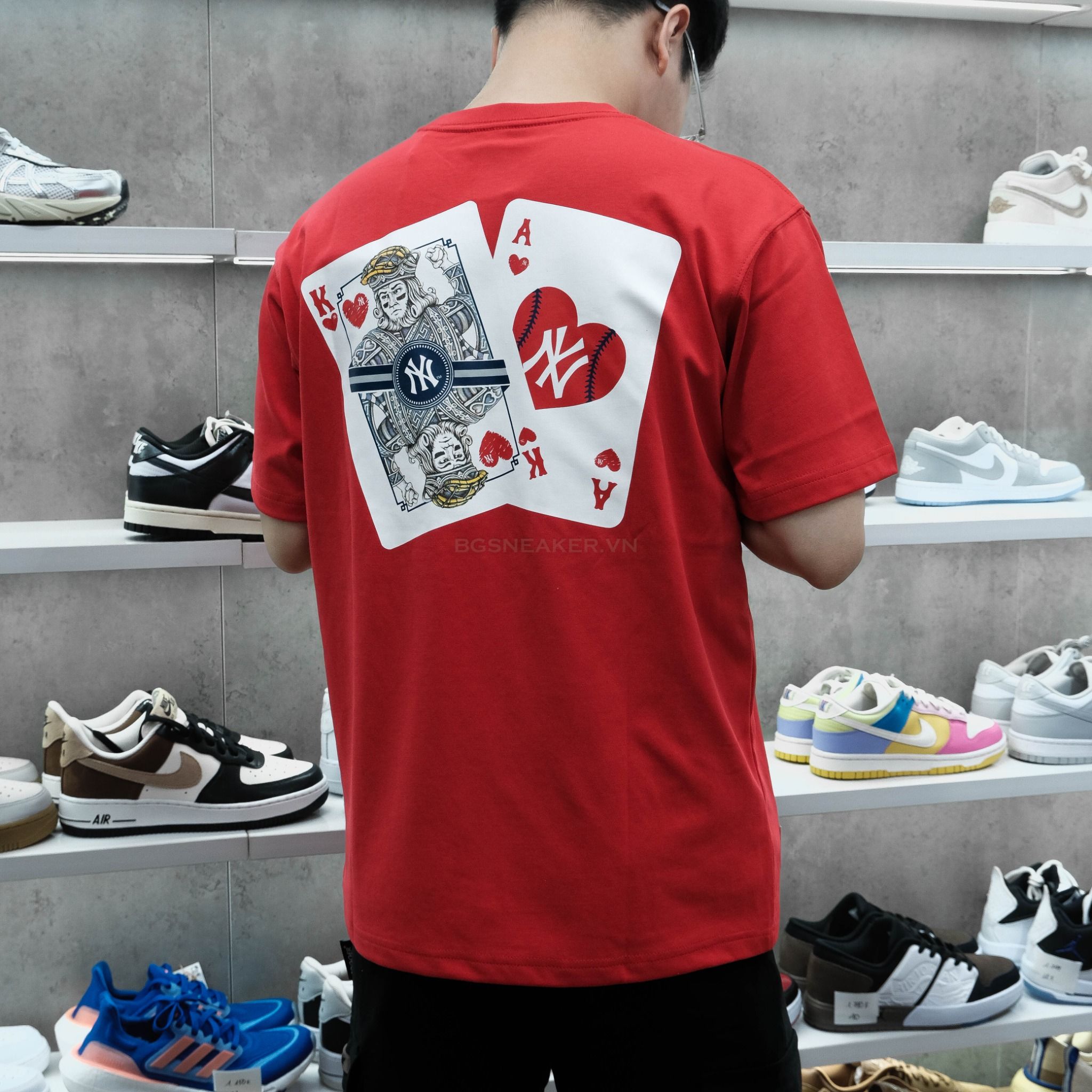  Áo Thun New Era NY  Red Xì Zách 18886868 