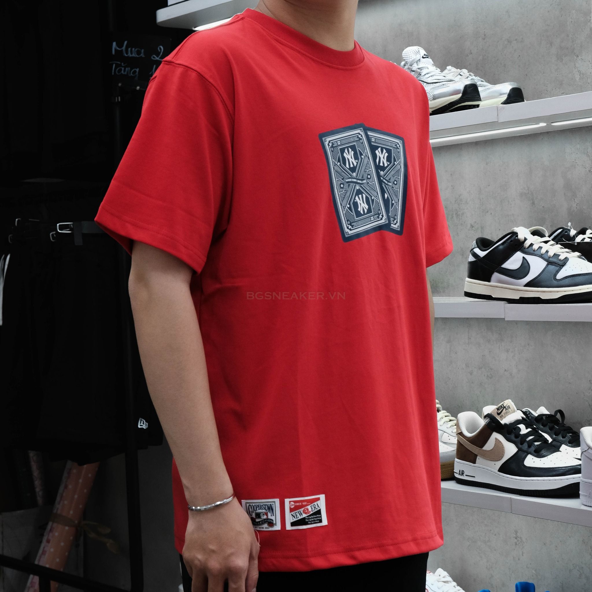  Áo Thun New Era NY  Red Xì Zách 18886868 