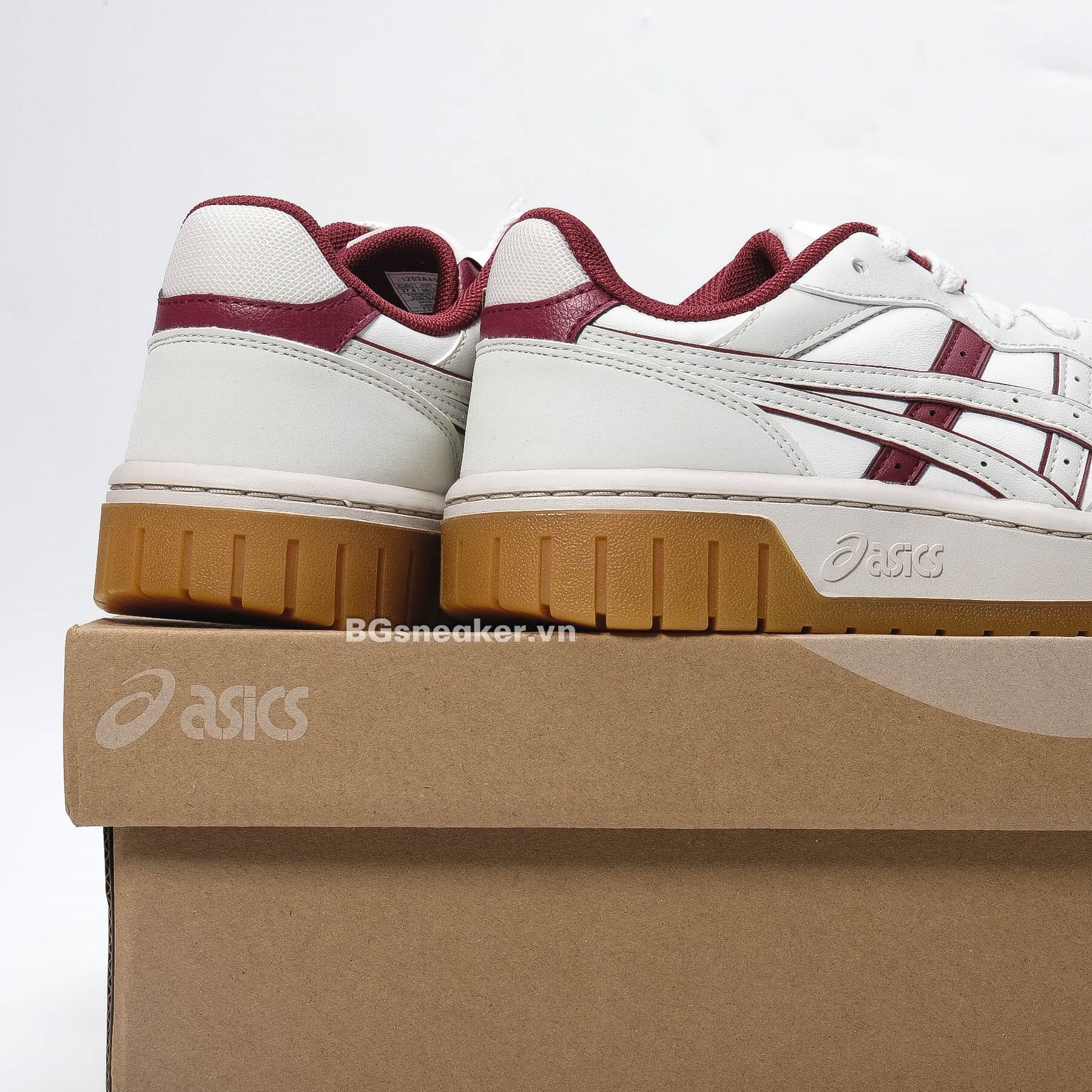  Giày Asics Court MZ 2.0 'White/RED/ Brown' [ 1203a405 103 ] 