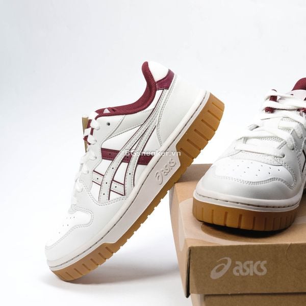  Giày Asics Court MZ 2.0 'White/RED/ Brown' [ 1203a405 103 ] 