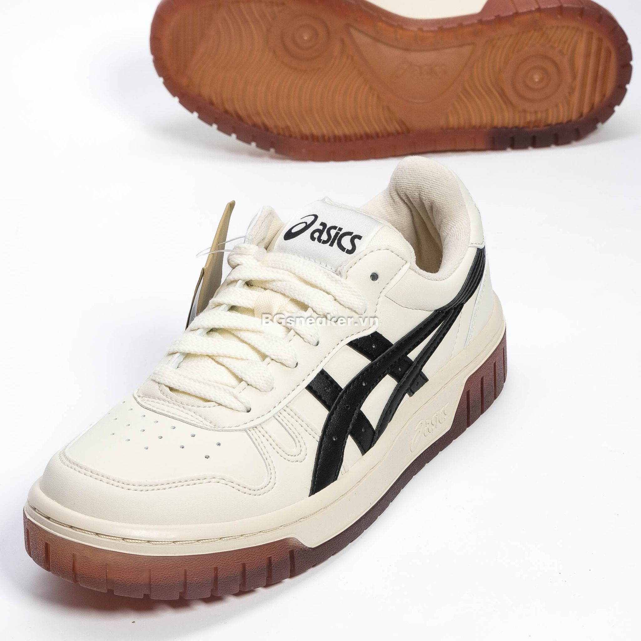  Giày Asics Court MZ Cream Black Gum  1203A127-750 