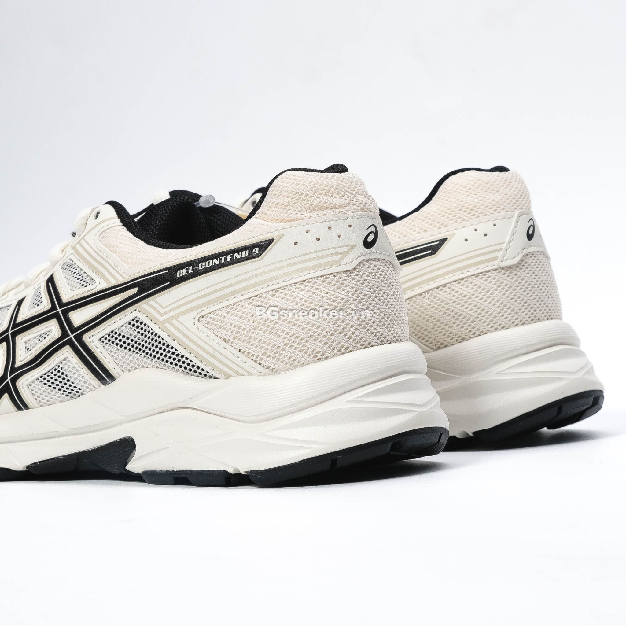  Giày Asics GEL Contend 4 Low Cream White Black T8D9Q - 112 