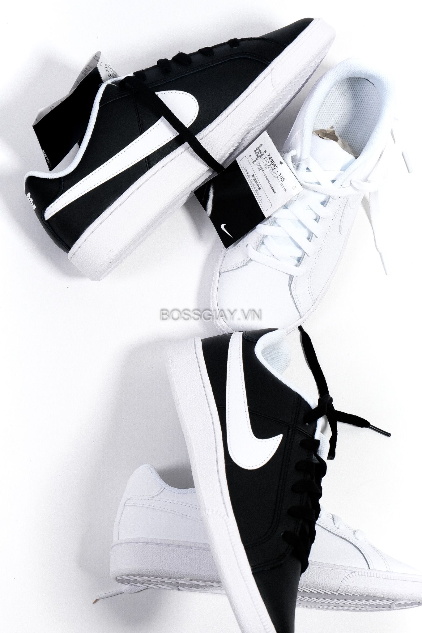  Nike Court Royale Black White 749747-010 