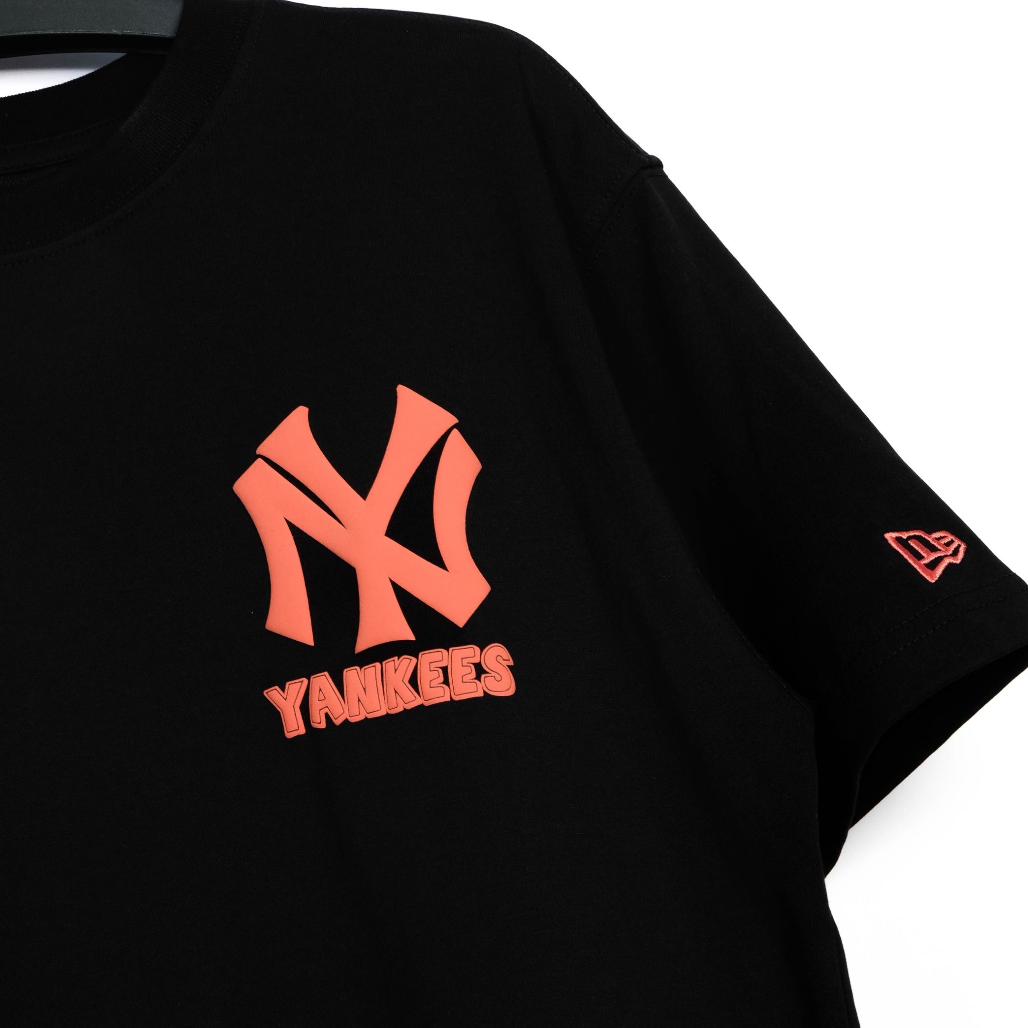  Áo Thun New Era NY Black Organe 13558692 