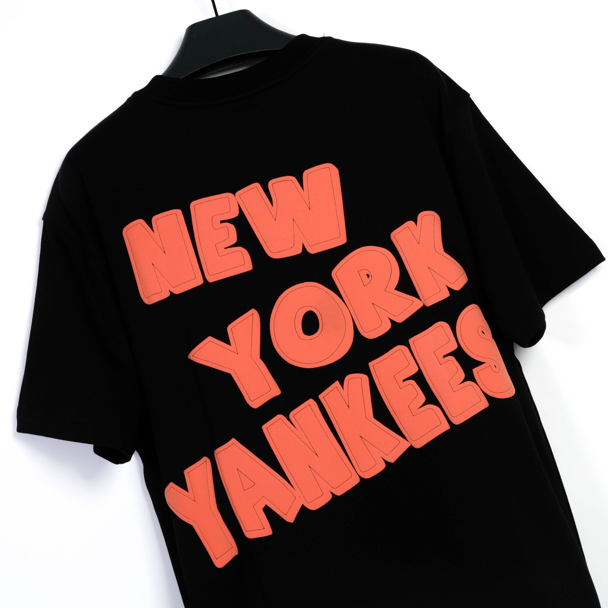  Áo Thun New Era NY Black Organe 13558692 