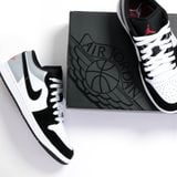  Giày Nike Jordan 1 Low SE White Fire Red Black Matte Silver HF3148-106 