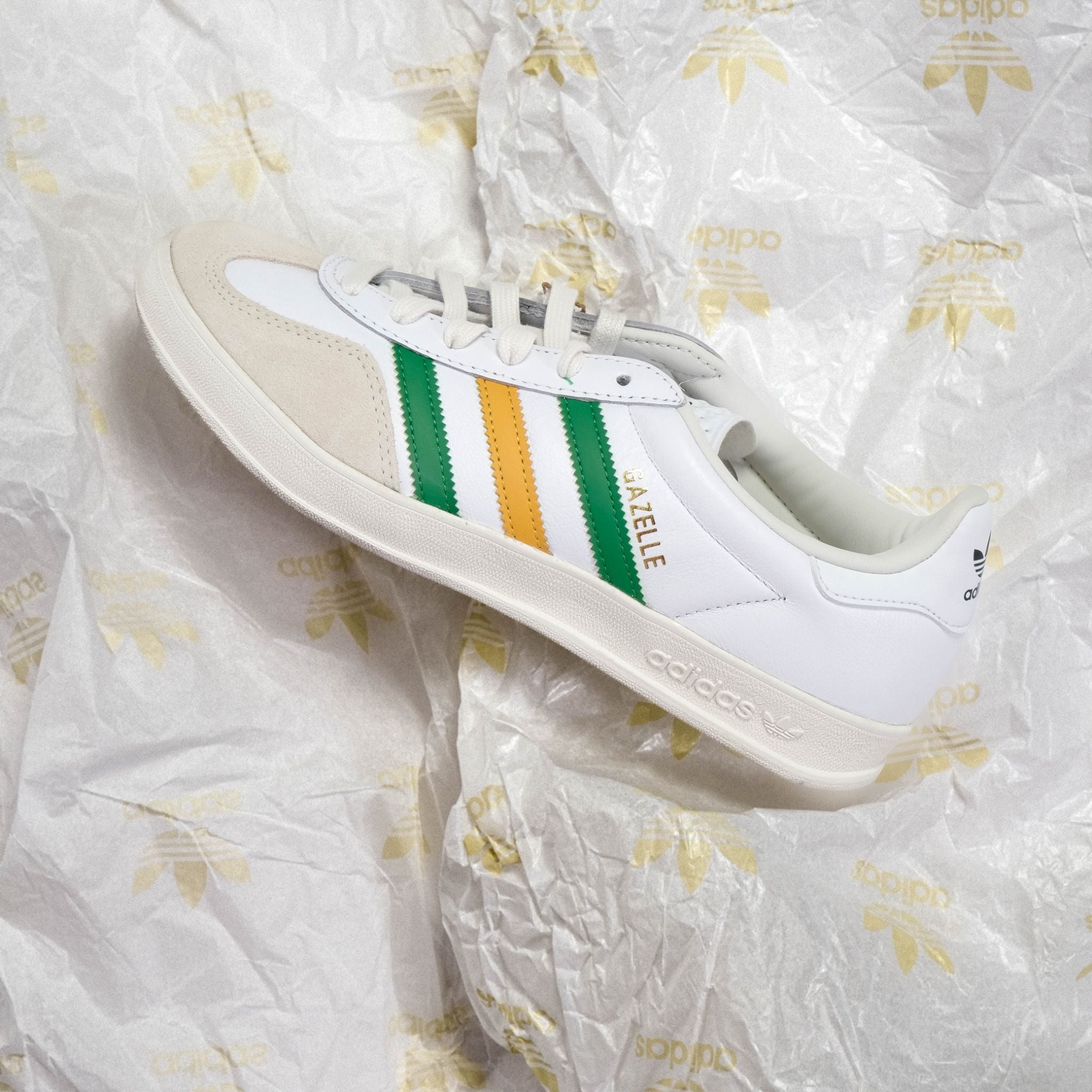  Giày adidas Gazelle ‘Collegiate Green Preloved Yellow’ IE9092 