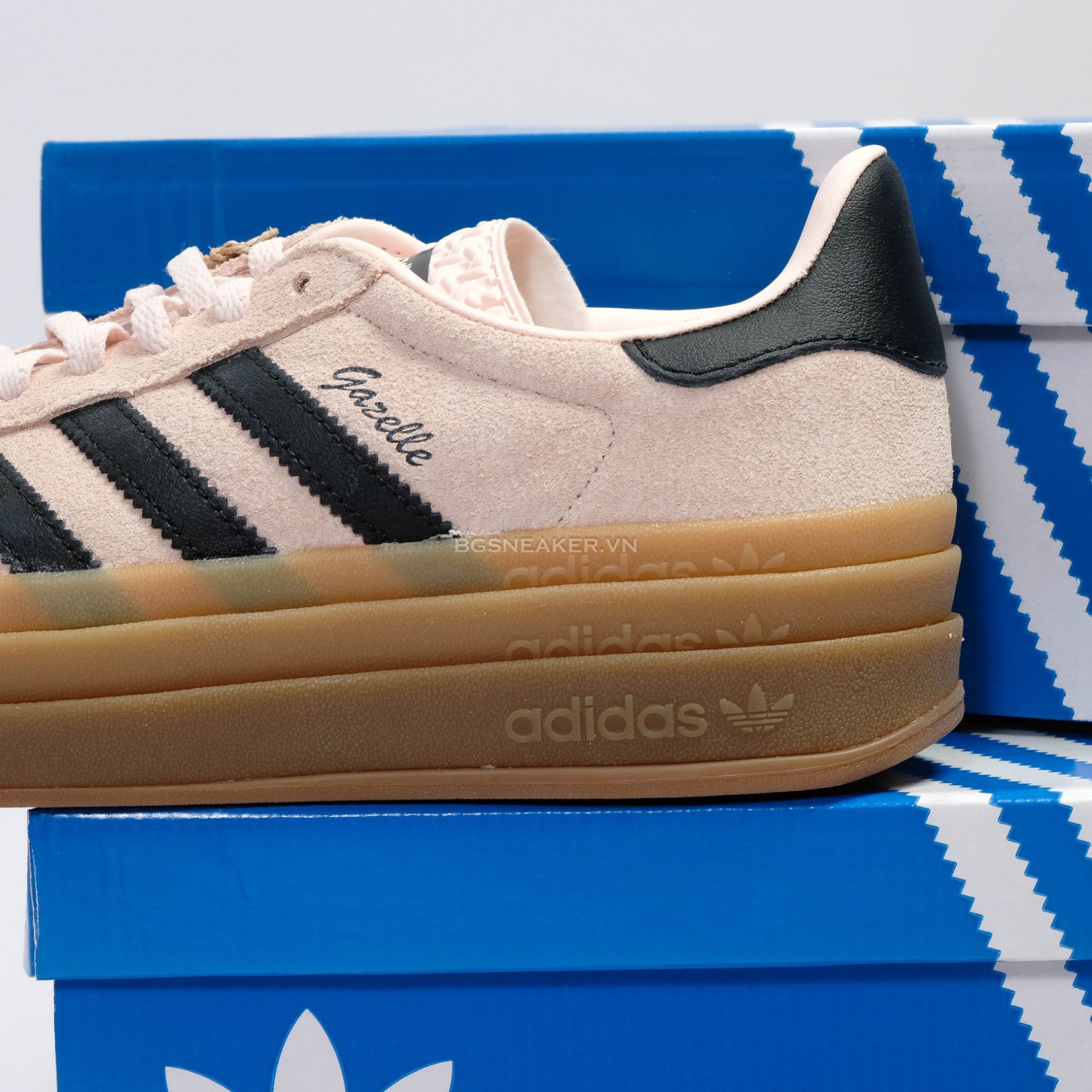  Giày Adidas Gazelle Bold ‘Wonder Quartz Black Gum’ [IE0429] 