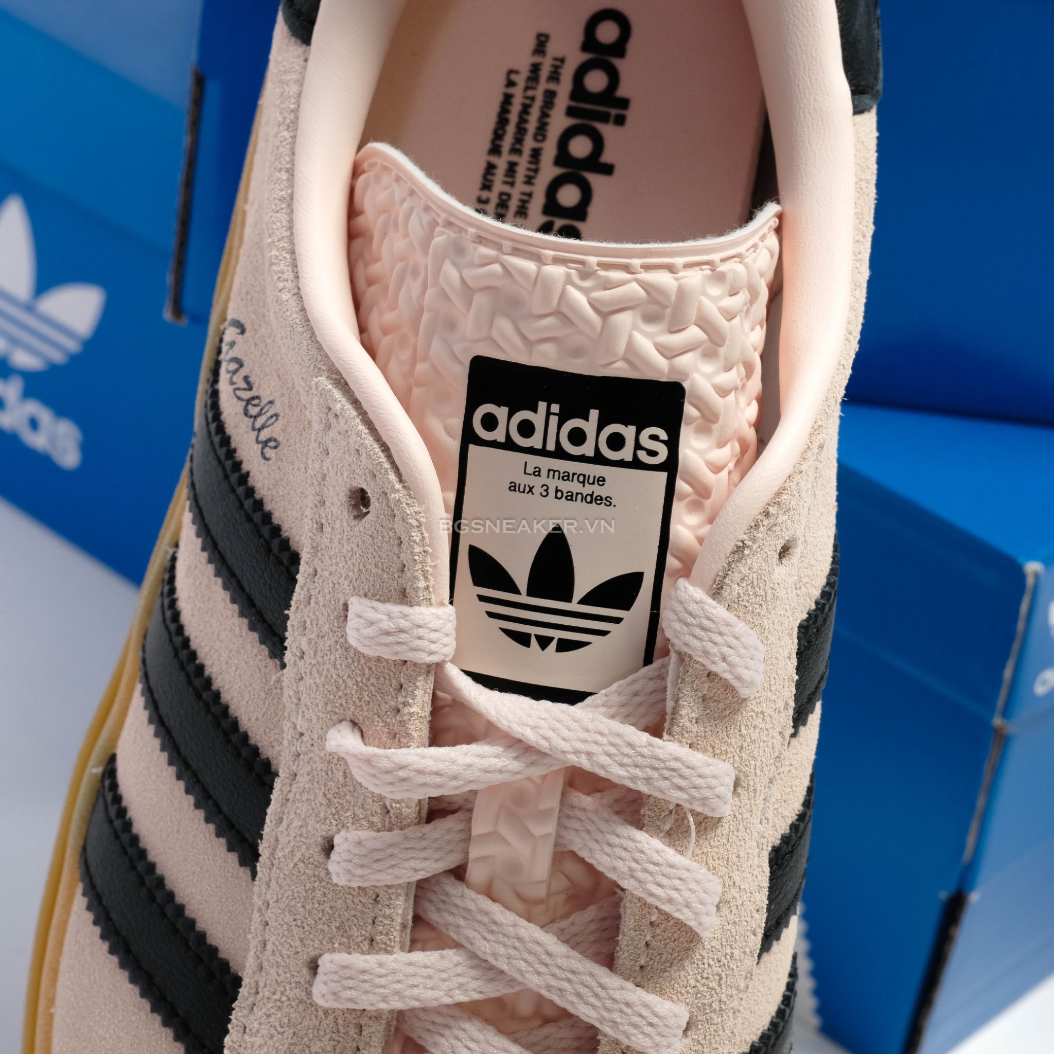  Giày Adidas Gazelle Bold ‘Wonder Quartz Black Gum’ [IE0429] 