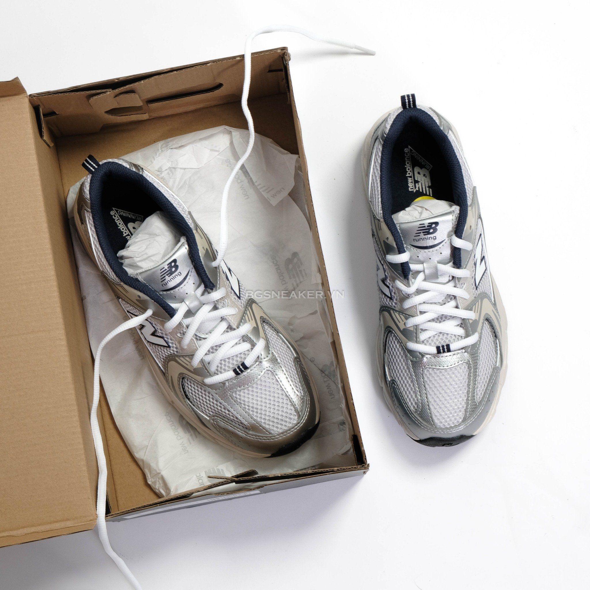  Giày New Balance 530 GS Steel Grey GR530KA 