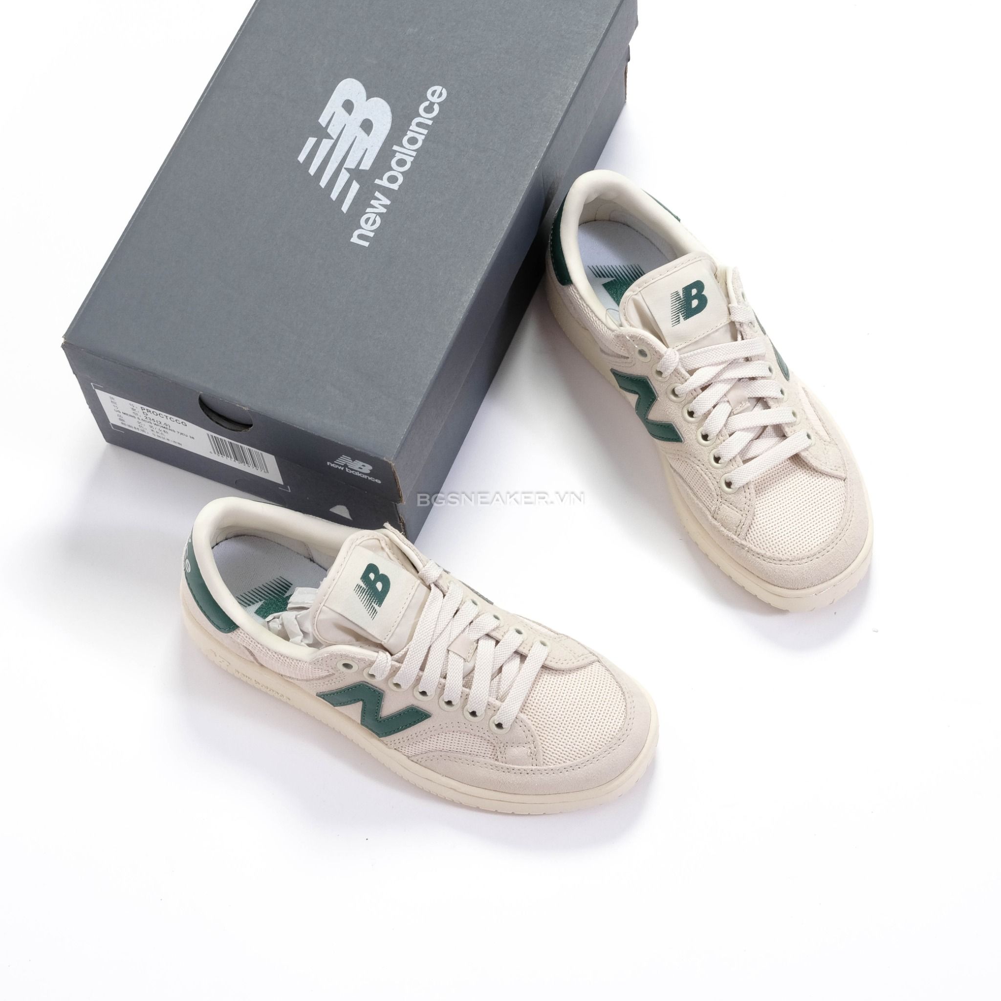  Giày New Balance W Pro Court Beige Green PROCTCCG 