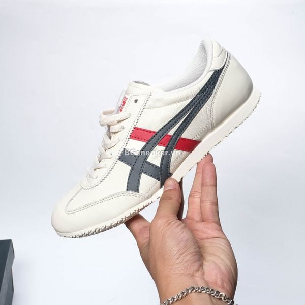 Giày Onitsuka Tiger Machu Racer 'Cream Black Red' [1183B770-100] 