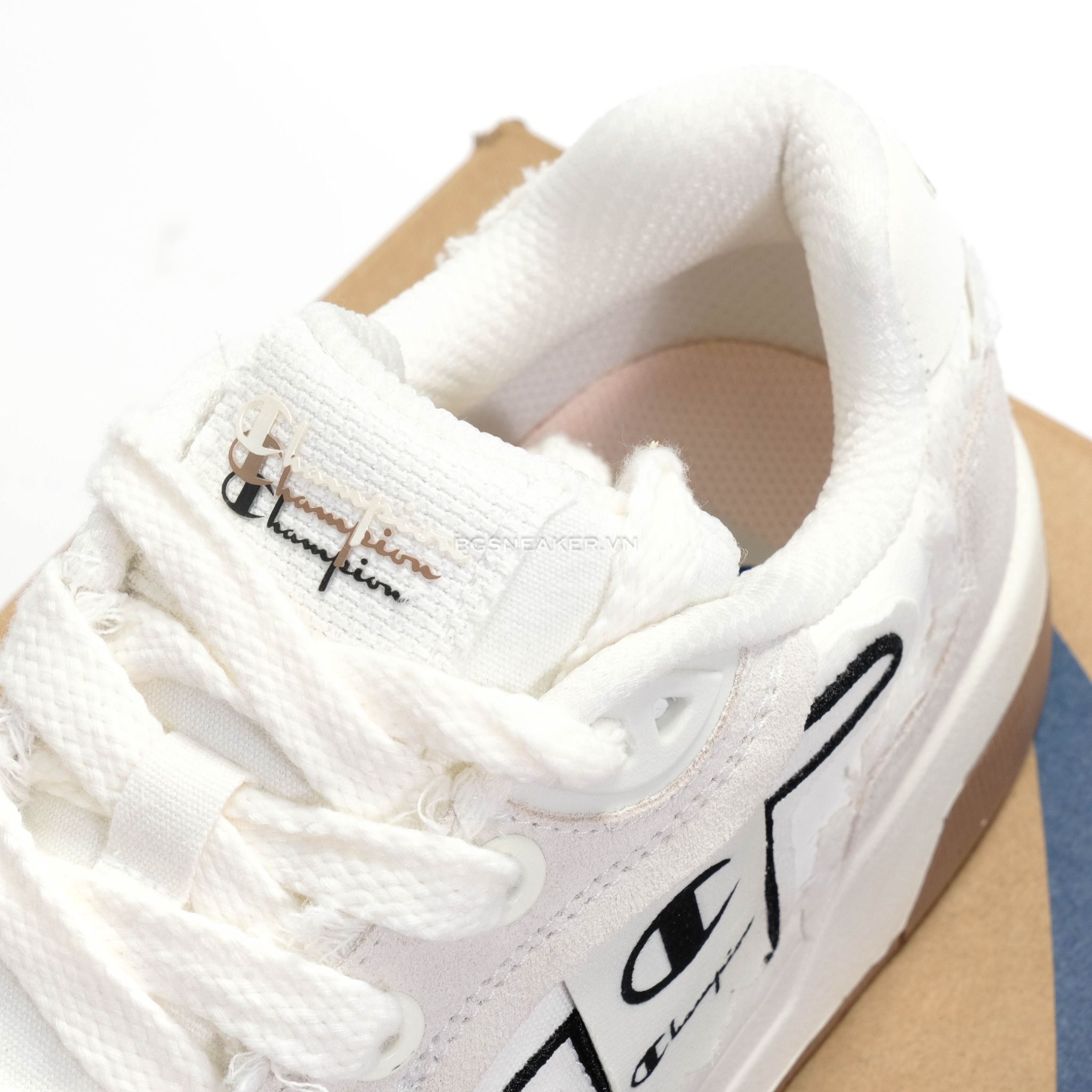  Giày Champion Low-Top Skateboard Shoes Unisex Milk White U5AFCTU28A1 