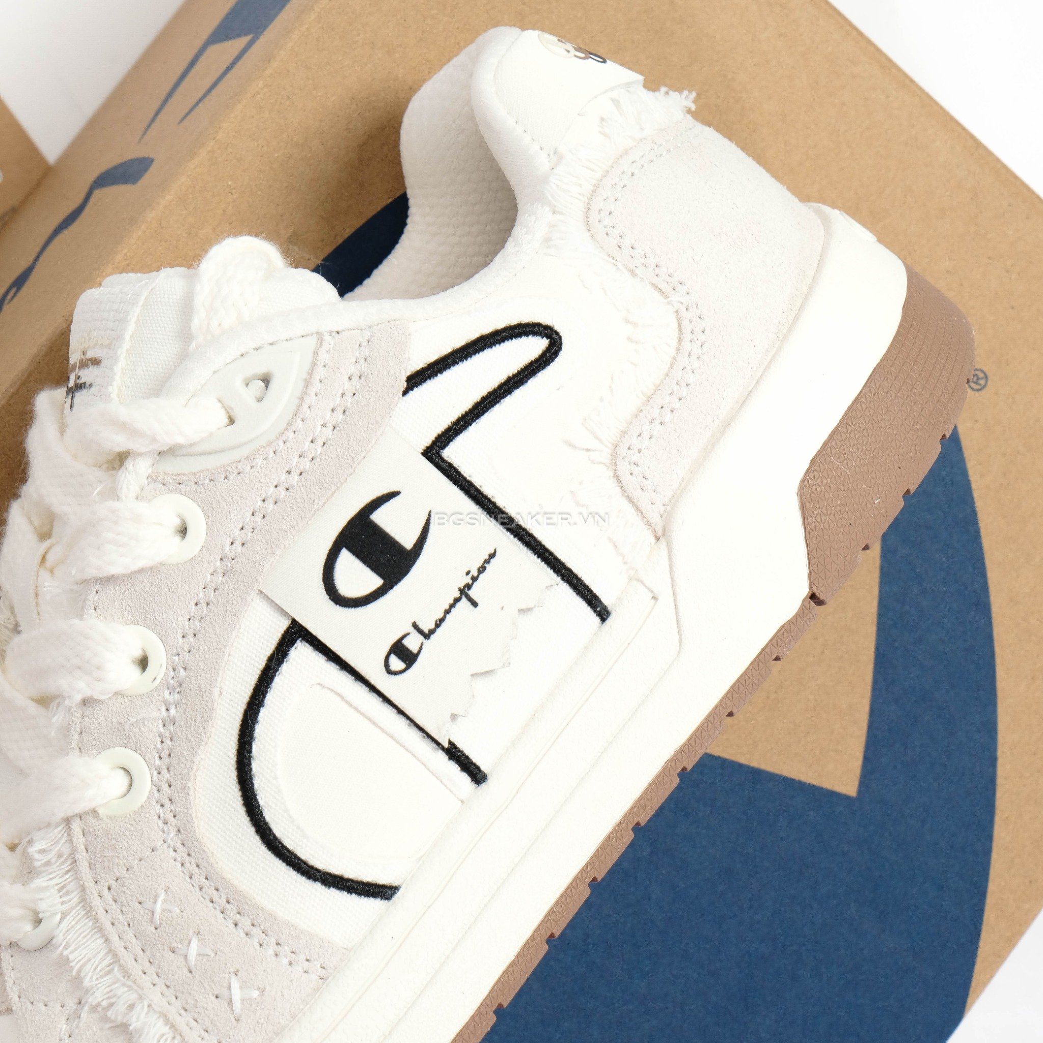  Giày Champion Low-Top Skateboard Shoes Unisex Milk White U5AFCTU28A1 
