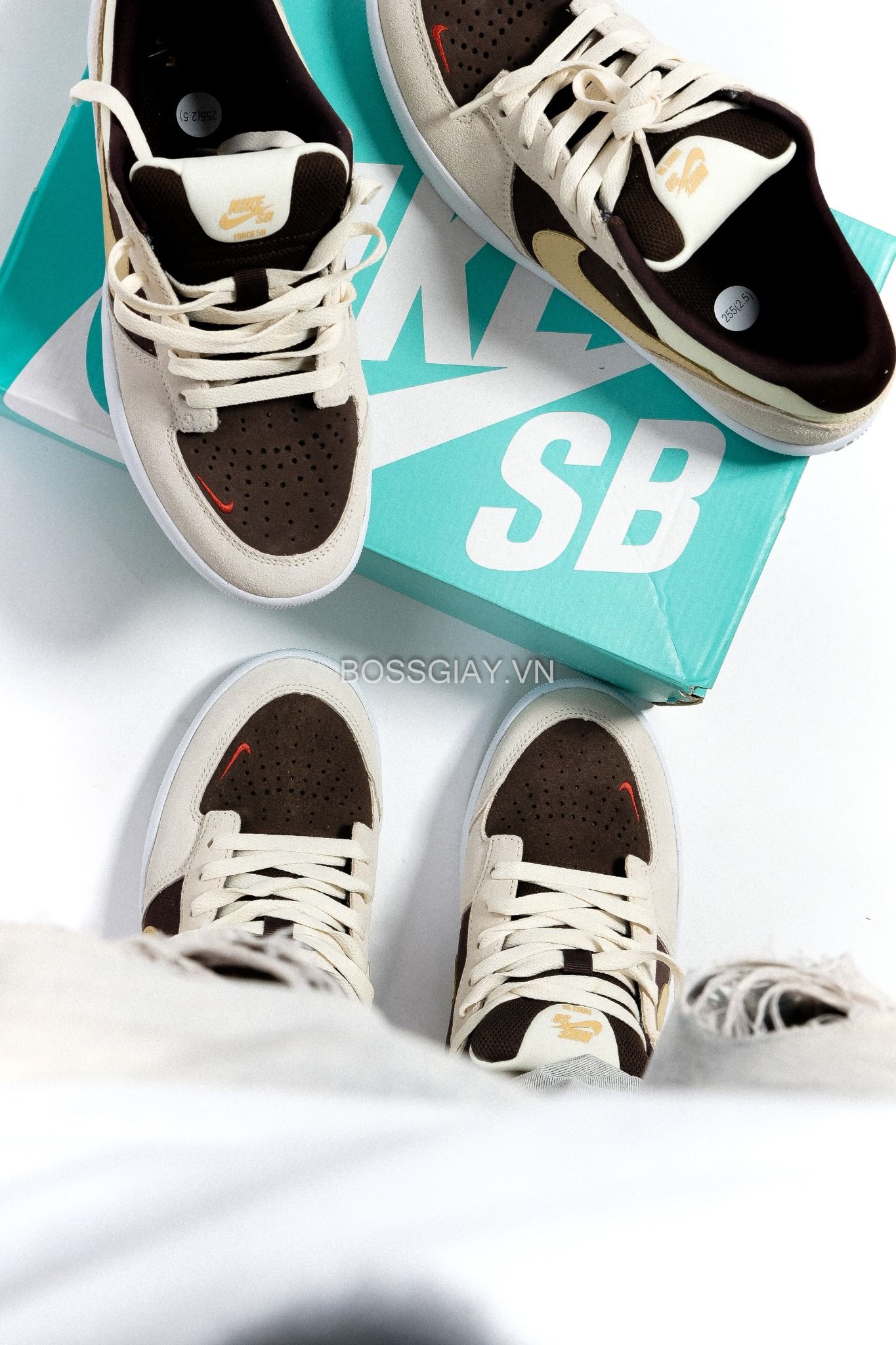  Nike SB Force 58 Tan Brown FV8104 - 221 