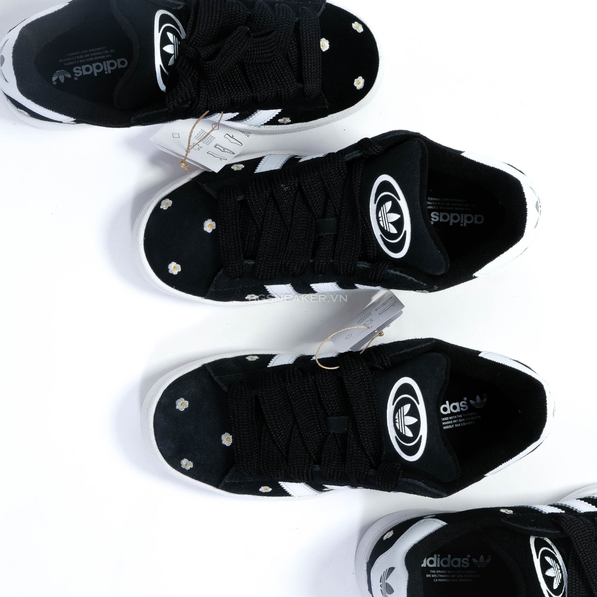  Giày Adidas Campus 00s Floral Core Black IF9640 