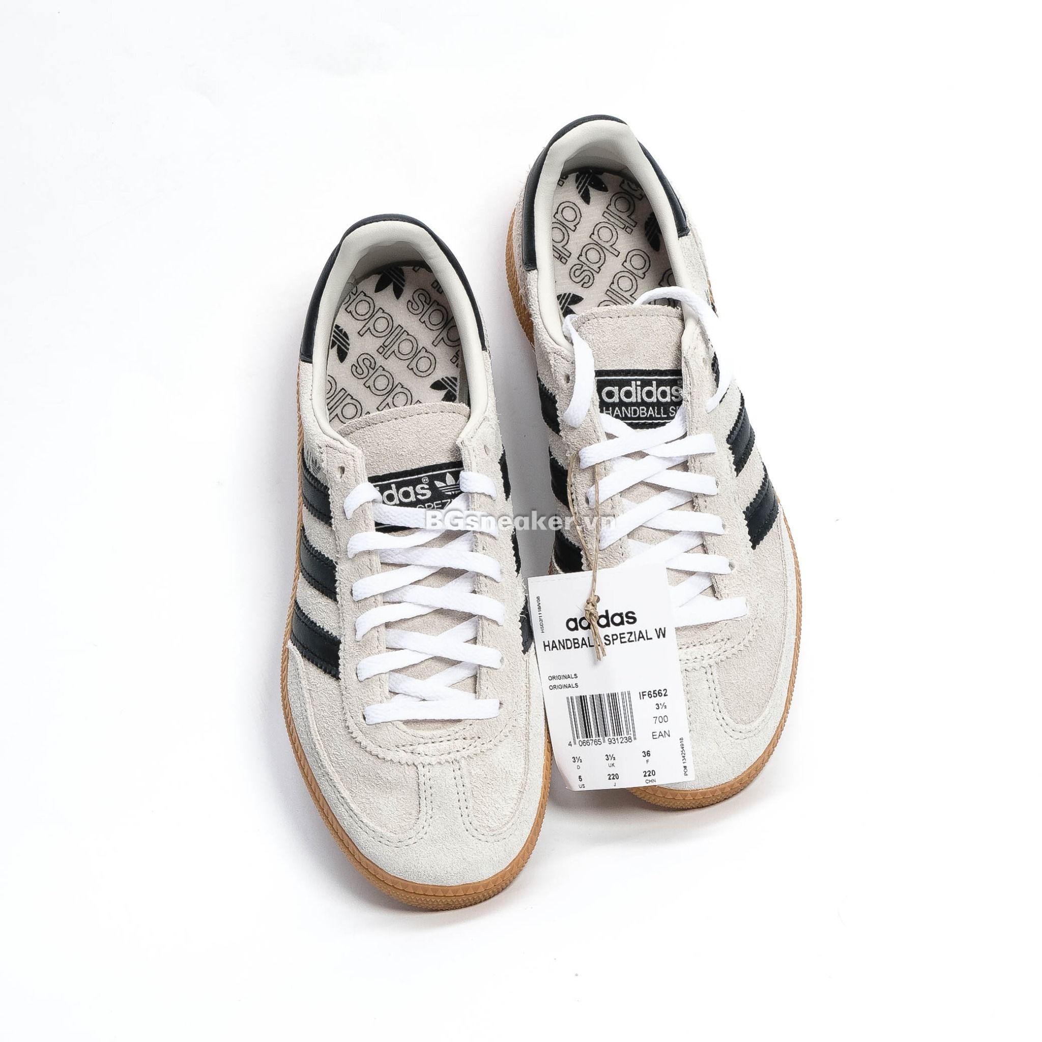  Giày Adidas Spezial Handball 'Aluminium  Core Black  Cloud White  IF6562 