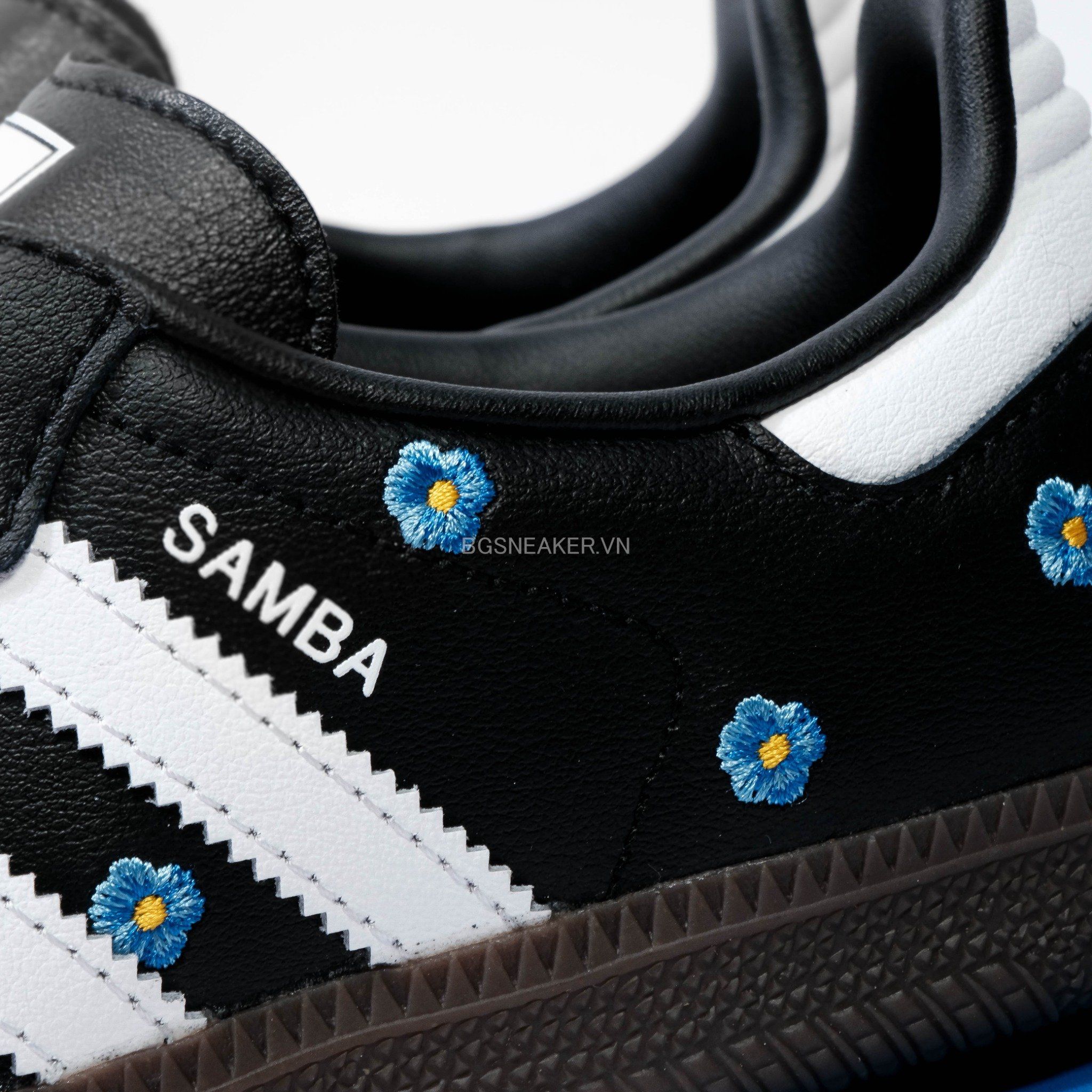  Giày adidas Samba OG Light Blue Floral Core Black IF4397 