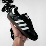  Giày adidas Samba OG Light Blue Floral Core Black IF4397 