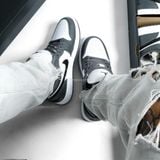  GIÀY Nike Air Jordan 1 Low 'White Iron Grey' 553558-152 