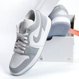 Giày Nike Jordan 1 Low White Wolf Grey DC0774-105 