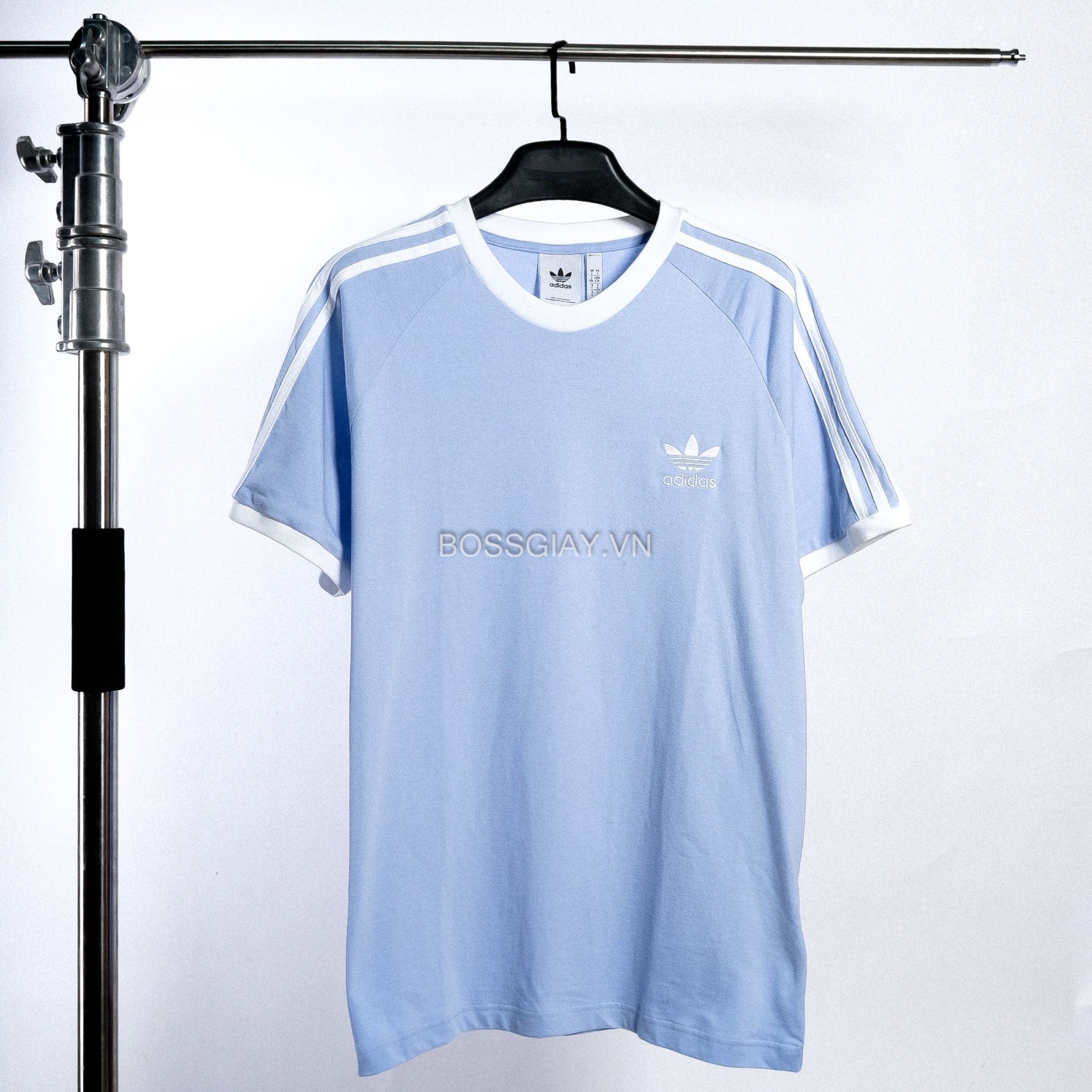  Áo Thun  Adidas Originals-3-Stripes Tee BABY BLUE IA4844 