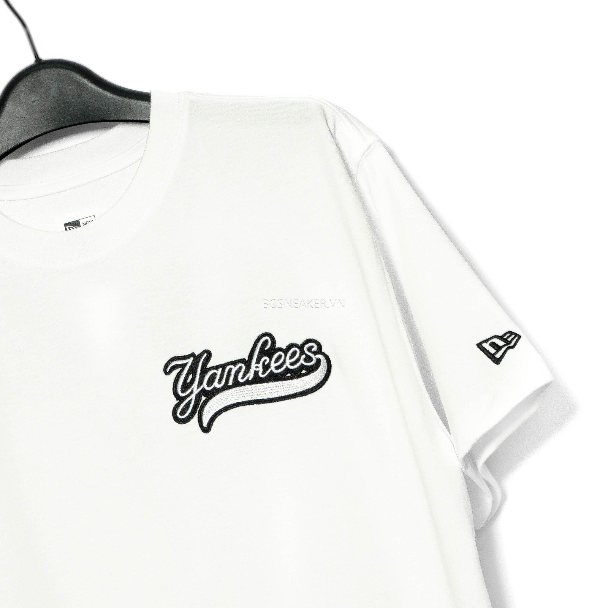  Áo Thun New Era Yankees White Embroi   15678454 