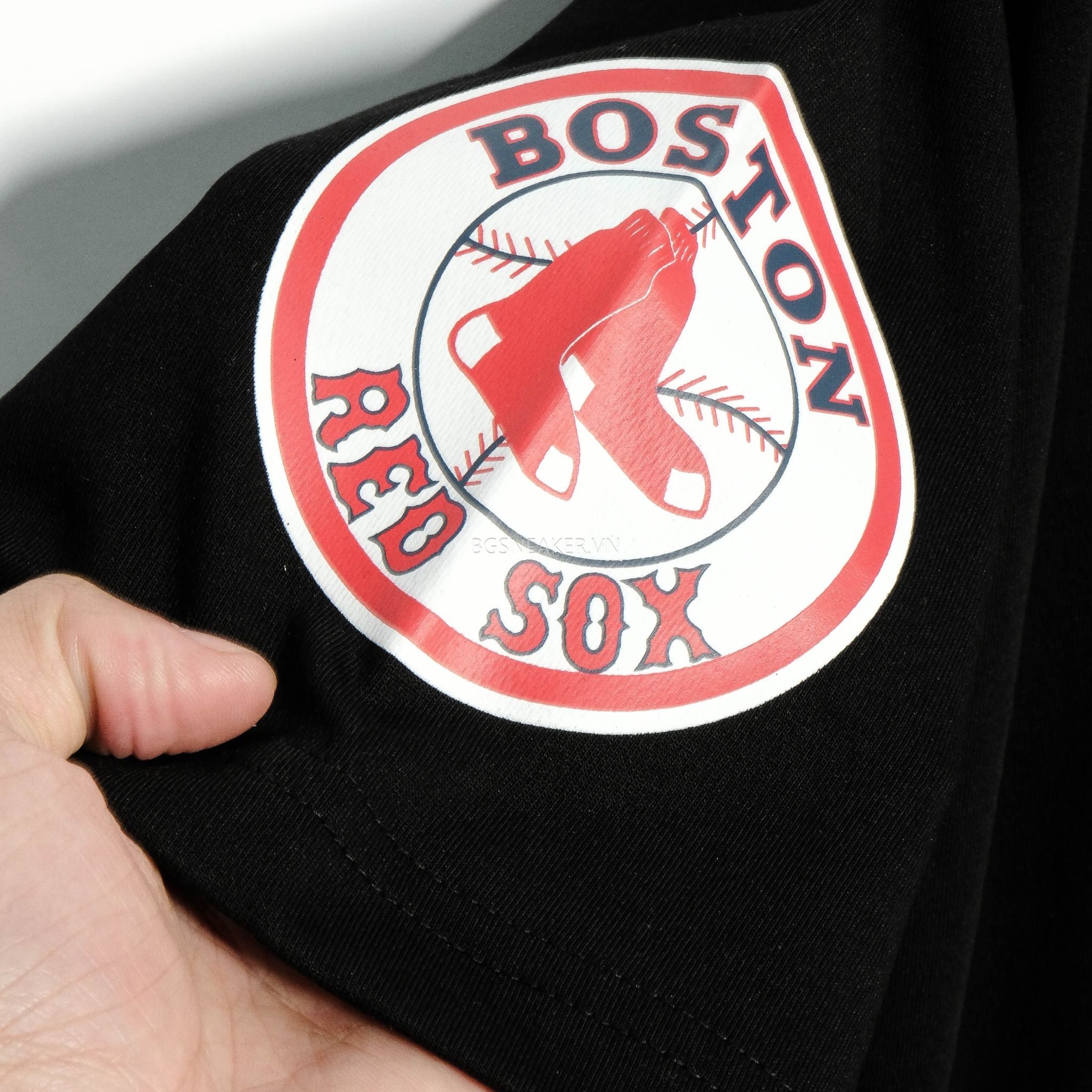  Áo Thun New Era  Boston Red Sox Black Logo Paint 14785688 