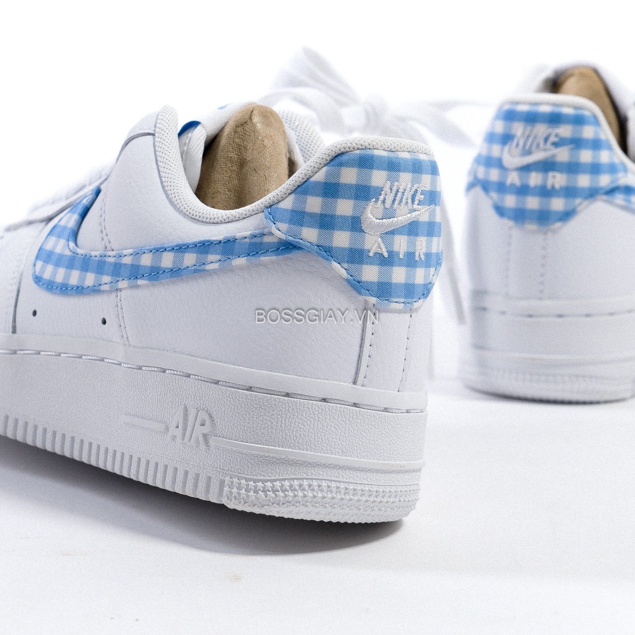  Nike Air Force 1 Low Blue Gingham DZ2784-100 