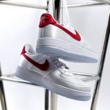  Nike Air Force 1 Low 07 Satin White Varsity Red [ DX6541-100 ] 