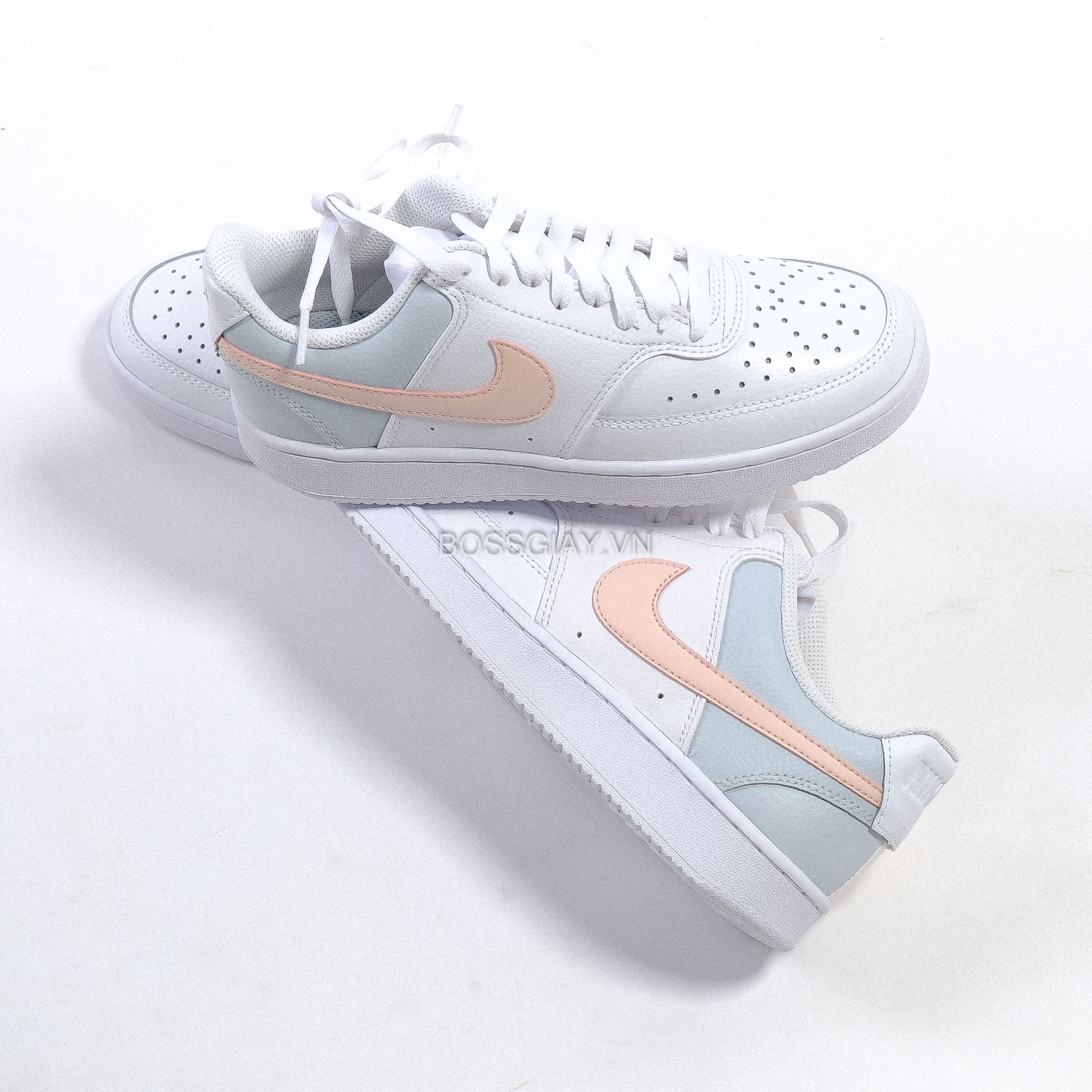  Nike Court Vision Mid White Washed Coral Aura CD5434-103 