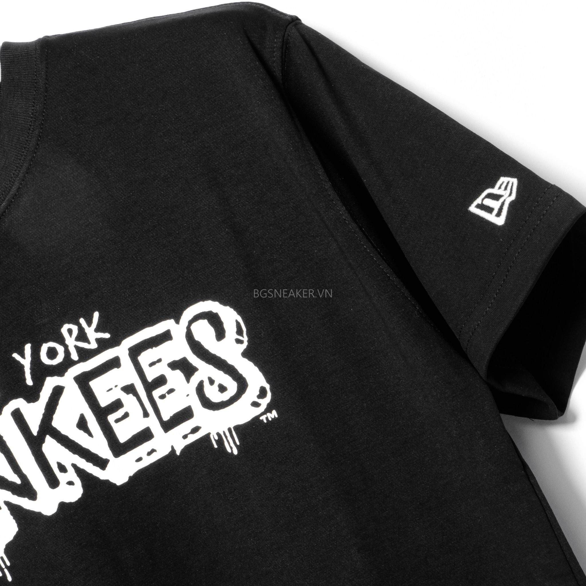  Áo thun New Era NEW YORK YANKEE BLACK WHITE 13789567 