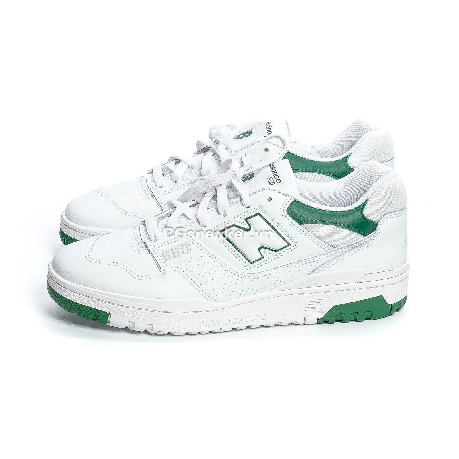  Giày New Balance 550 White Green Cream BB550SWB 