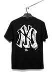  Áo thun New Era NEW YORK YANKEE BLACK WHITE 13789567 