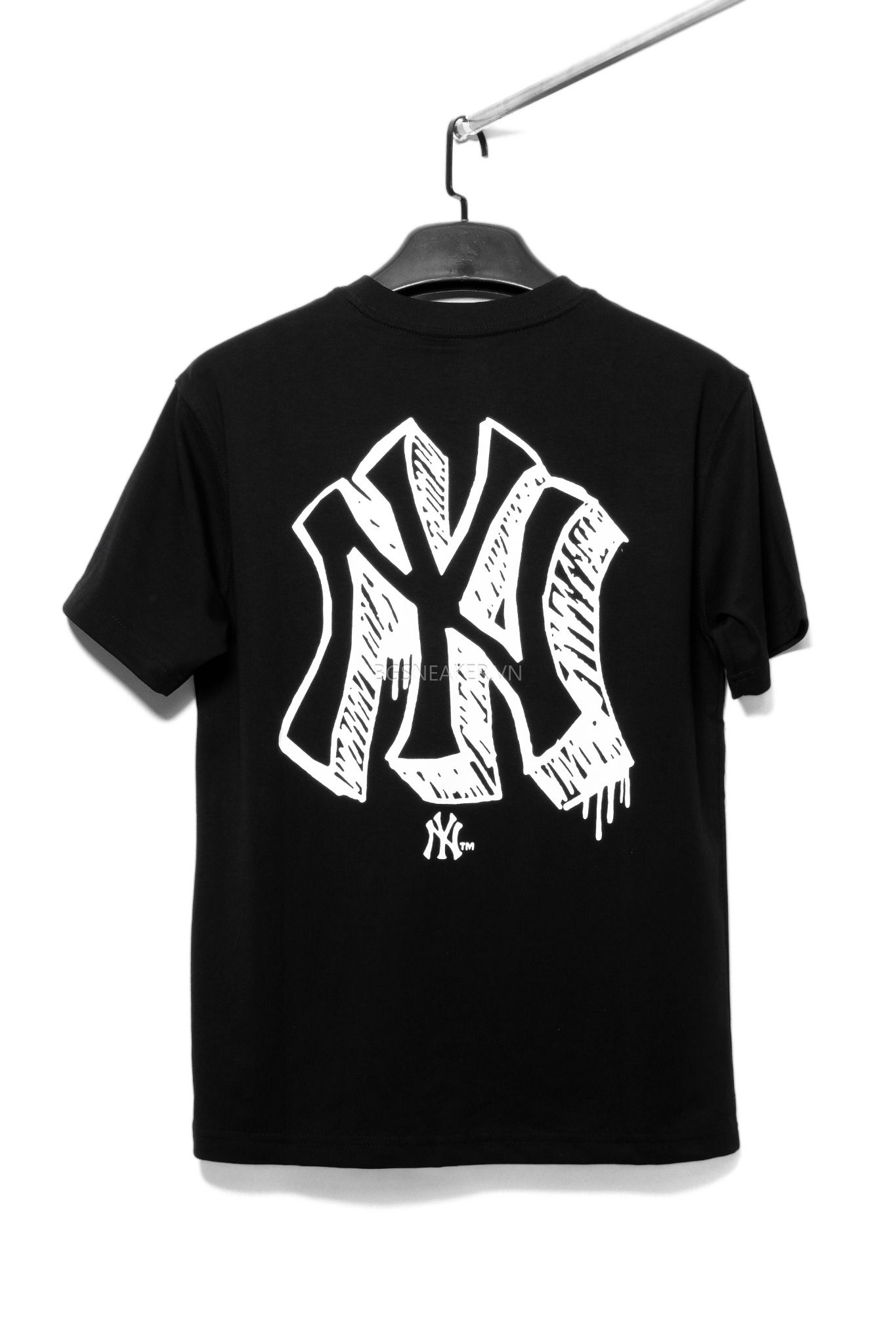  Áo thun New Era NEW YORK YANKEE BLACK WHITE 13789567 