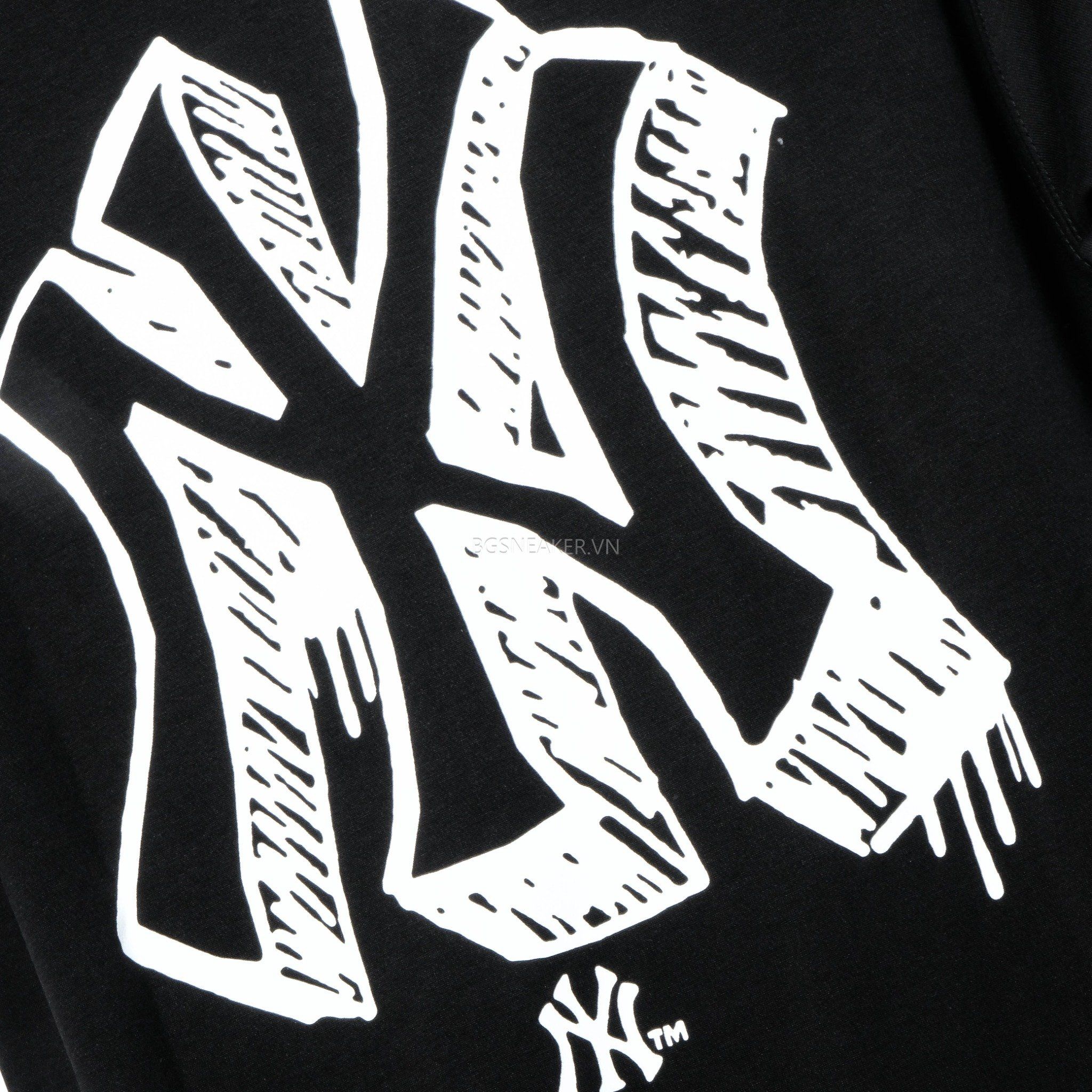  Áo thun New Era NEW YORK YANKEE BLACK WHITE 13789567 
