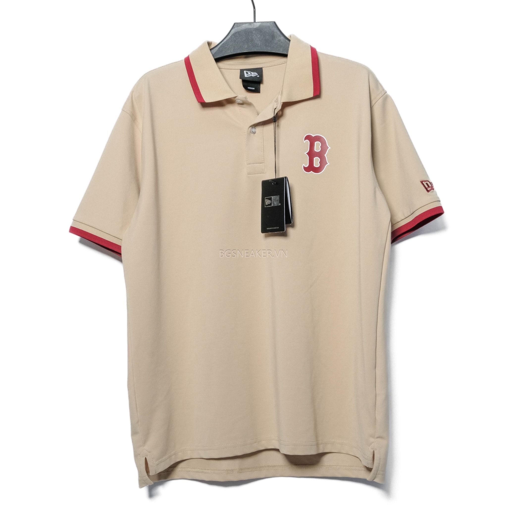  Áo Polo New Era Boston Cream Red 13566321 