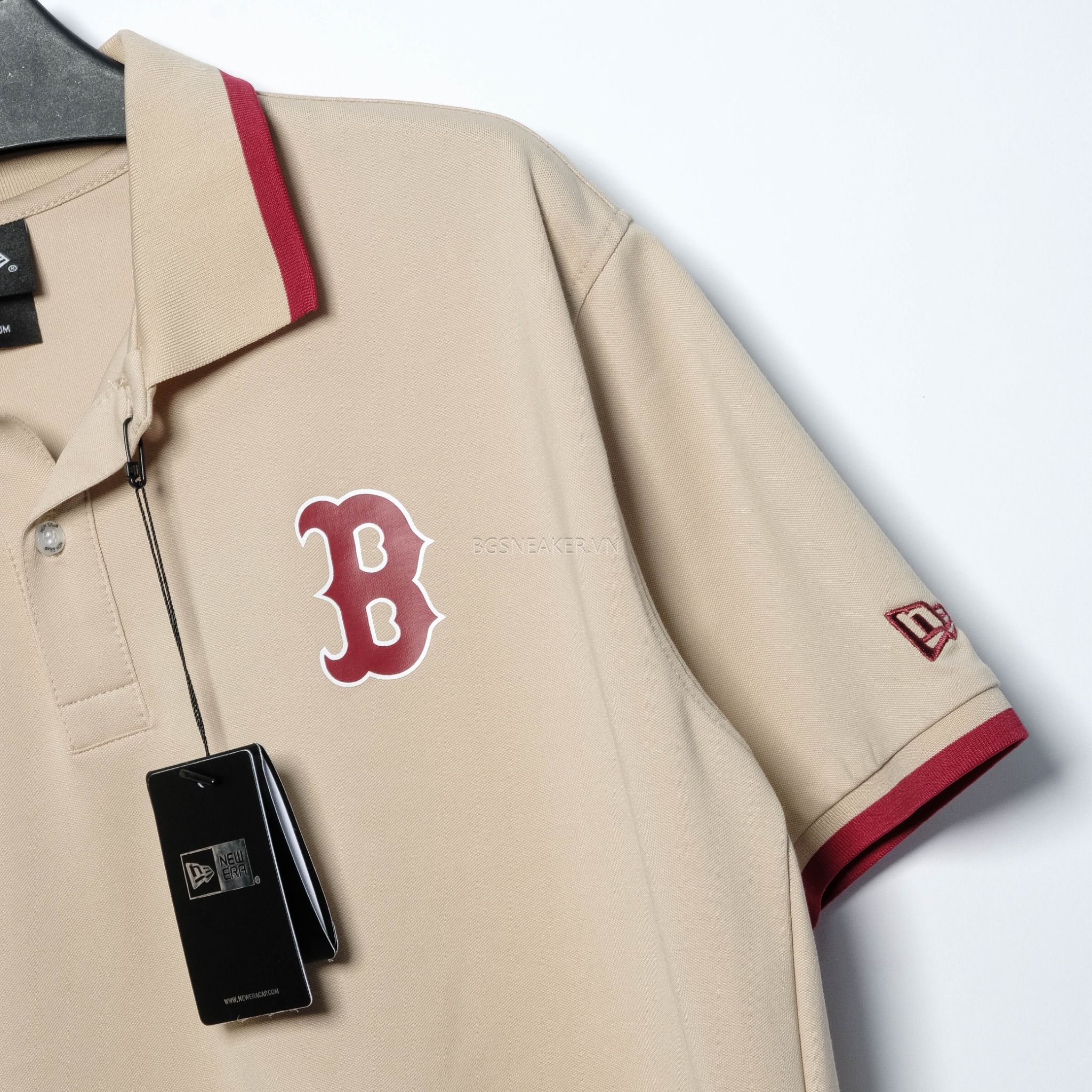  Áo Polo New Era Boston Cream Red 13566321 